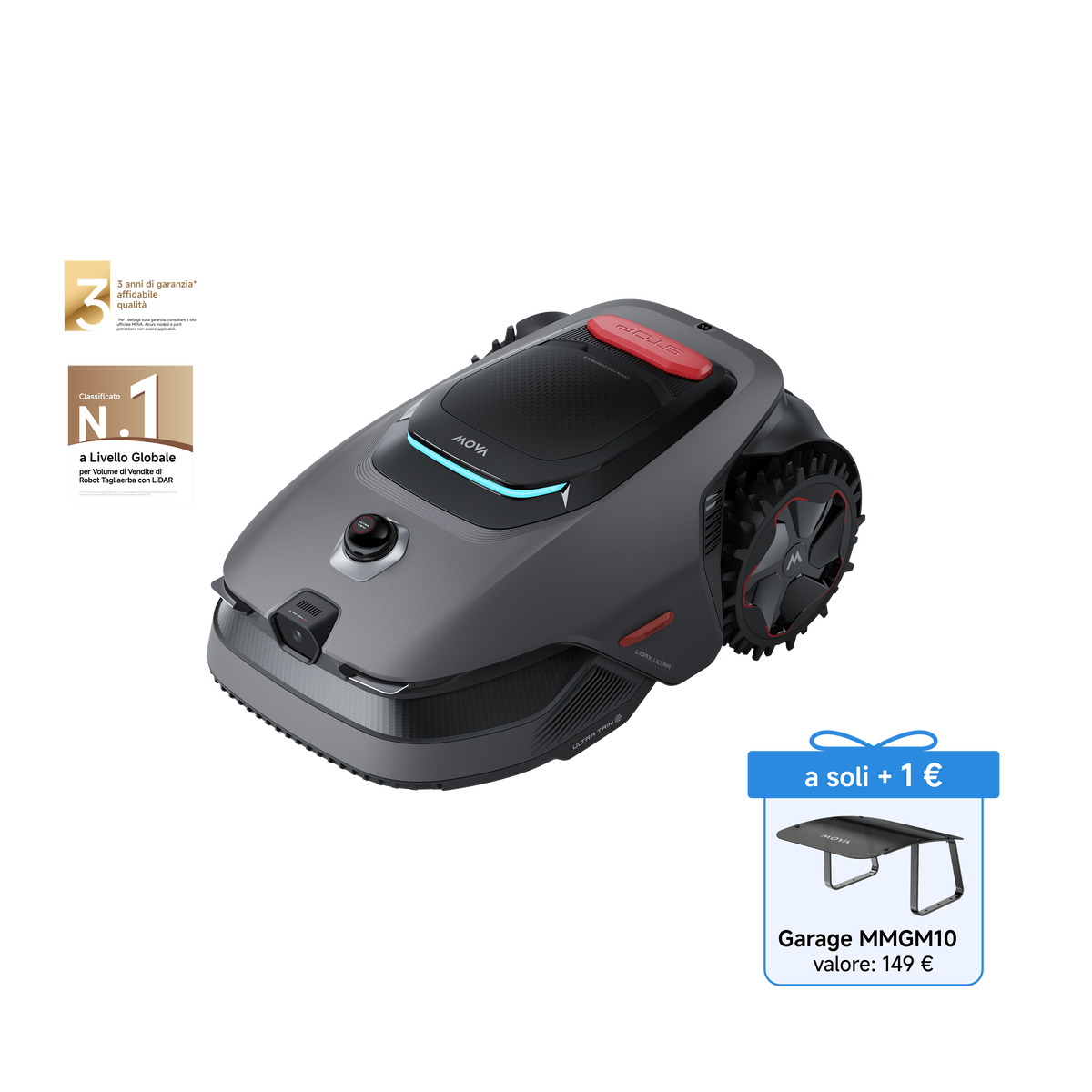 MOVA LiDAX Ultra Series Robot tagliaerba