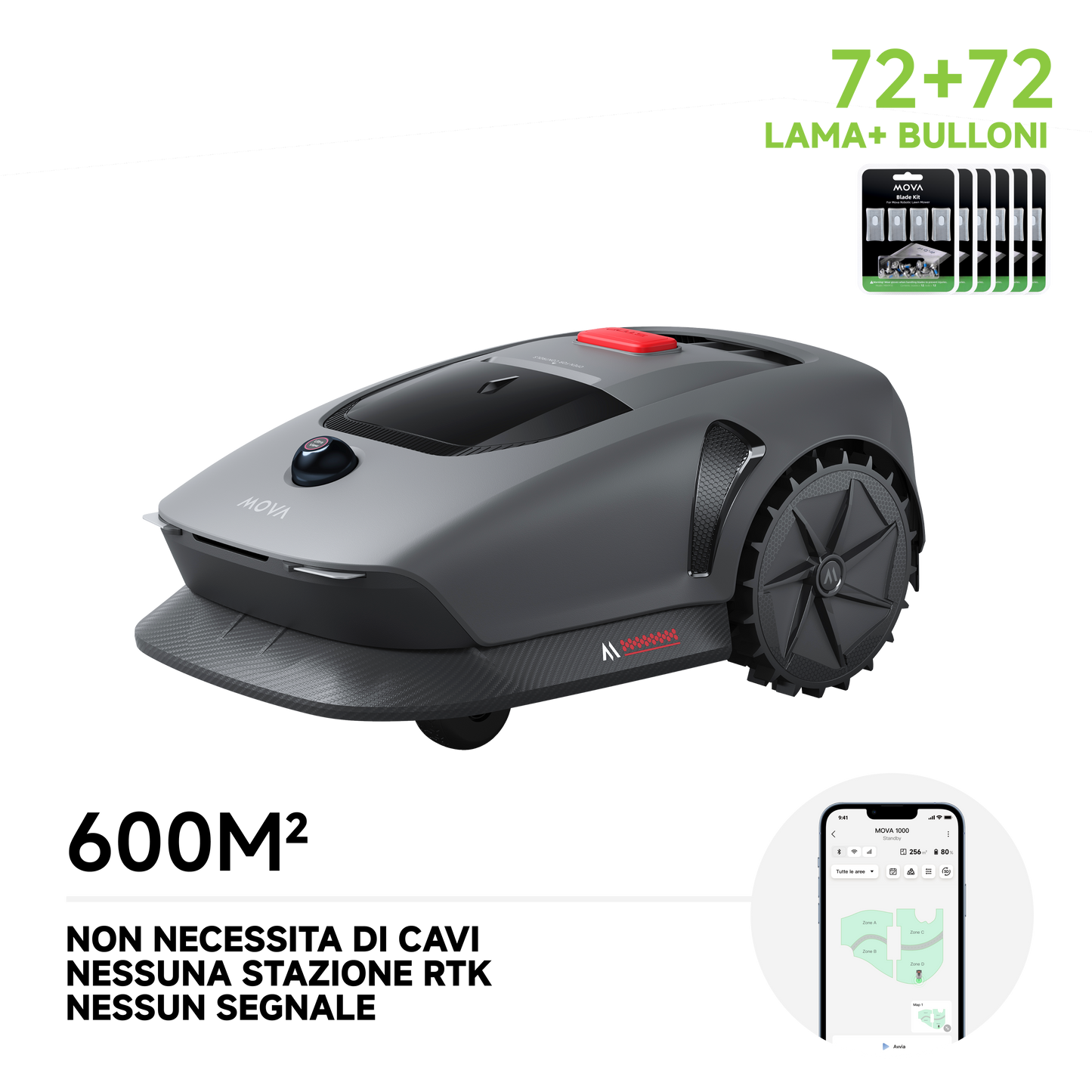 MOVA 600 Kit Robot tagliaerba