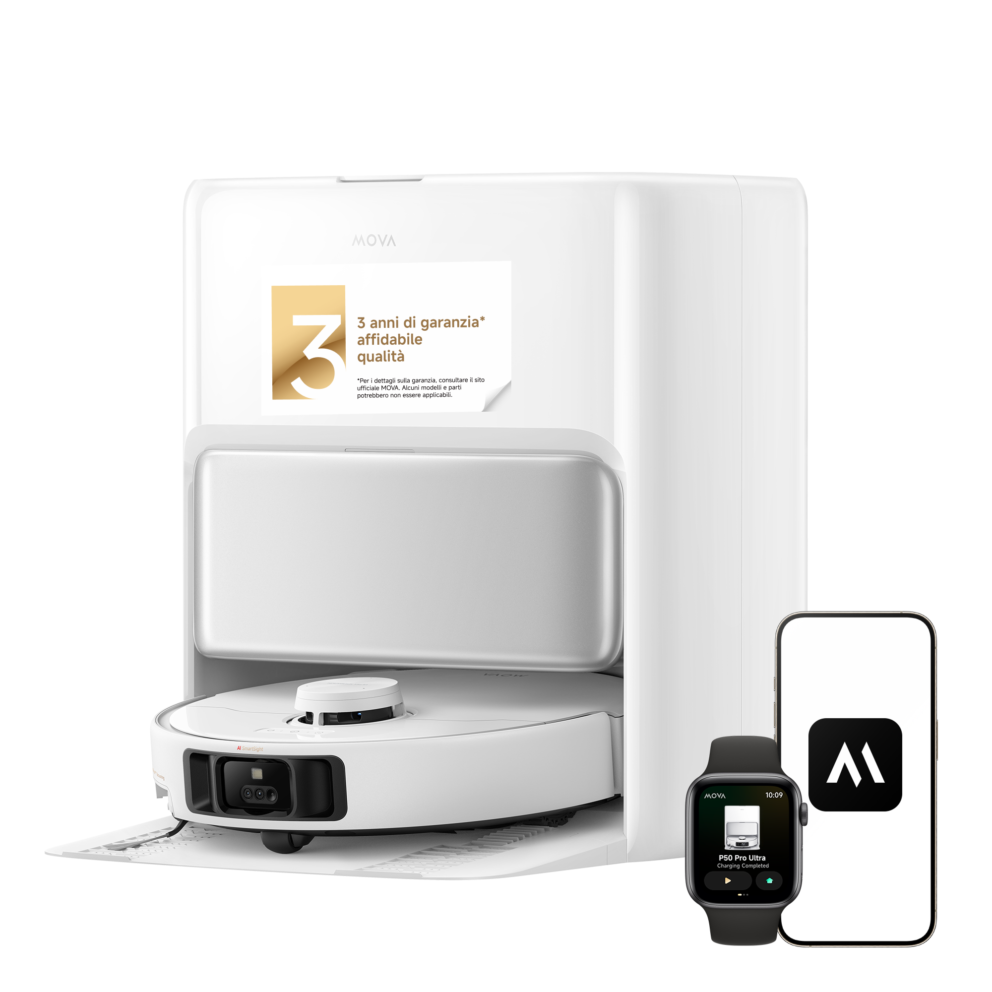 MOVA P50 Pro Ultra Robot aspirapolvere