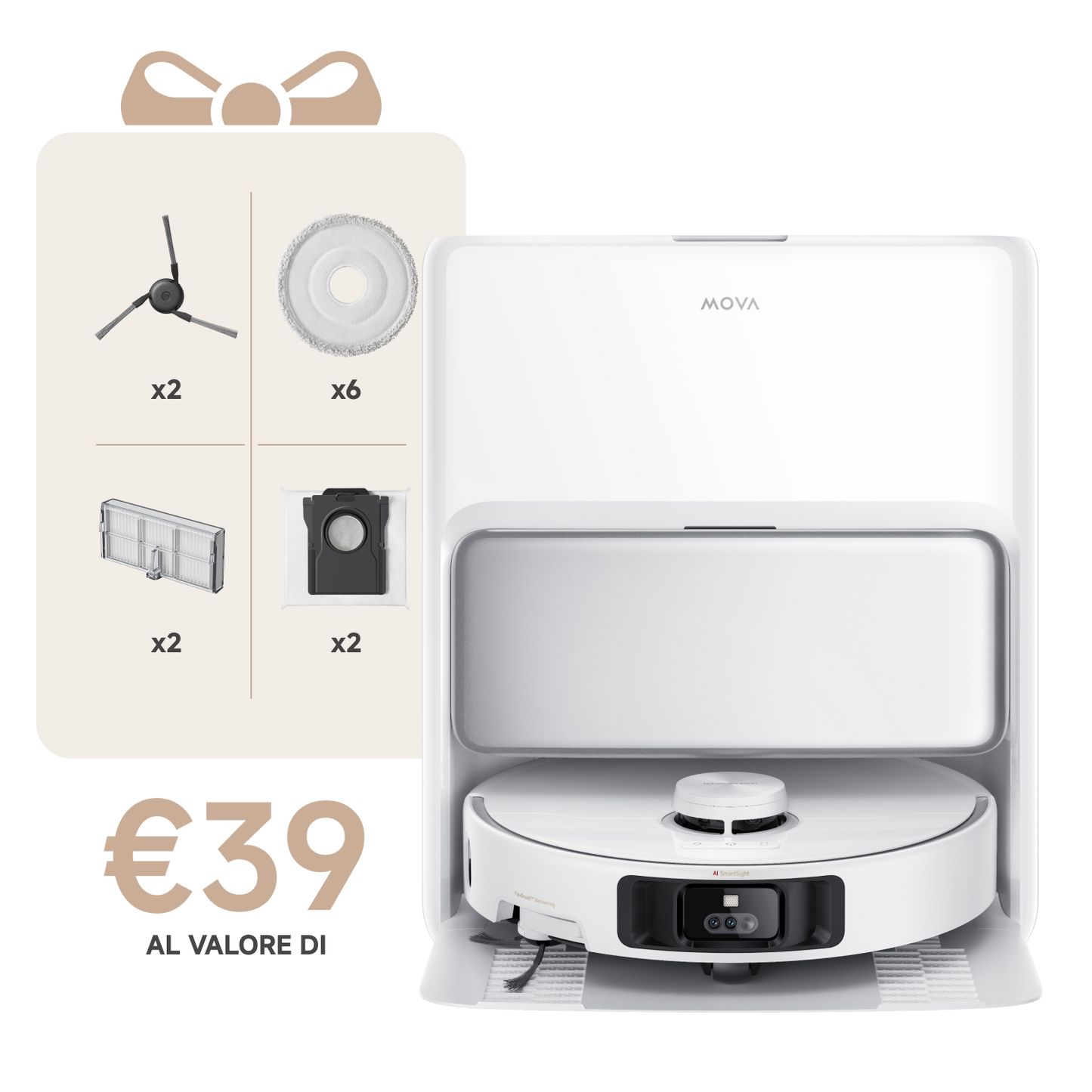 MOVA P50 Pro Ultra Robot aspirapolvere