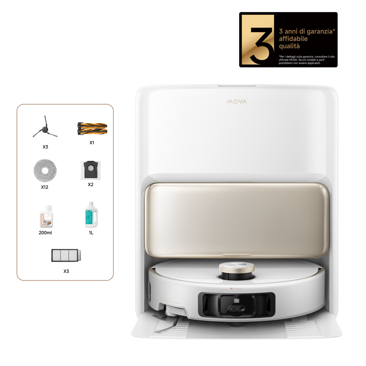 MOVA V50 Ultra Complete Robot aspirapolvere