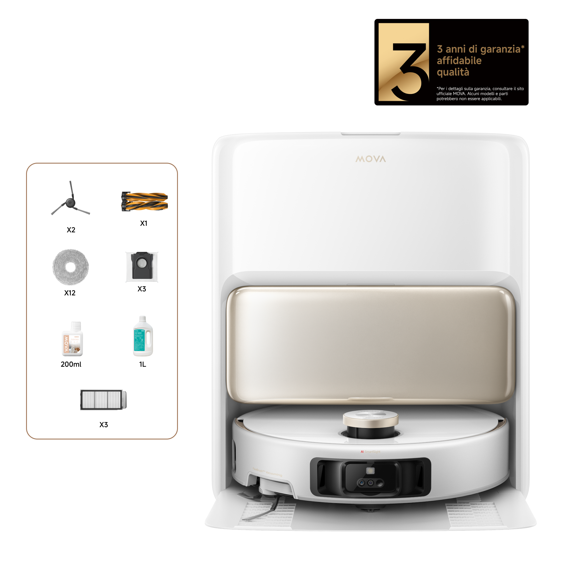 MOVA V50 Ultra Complete Robot aspirapolvere