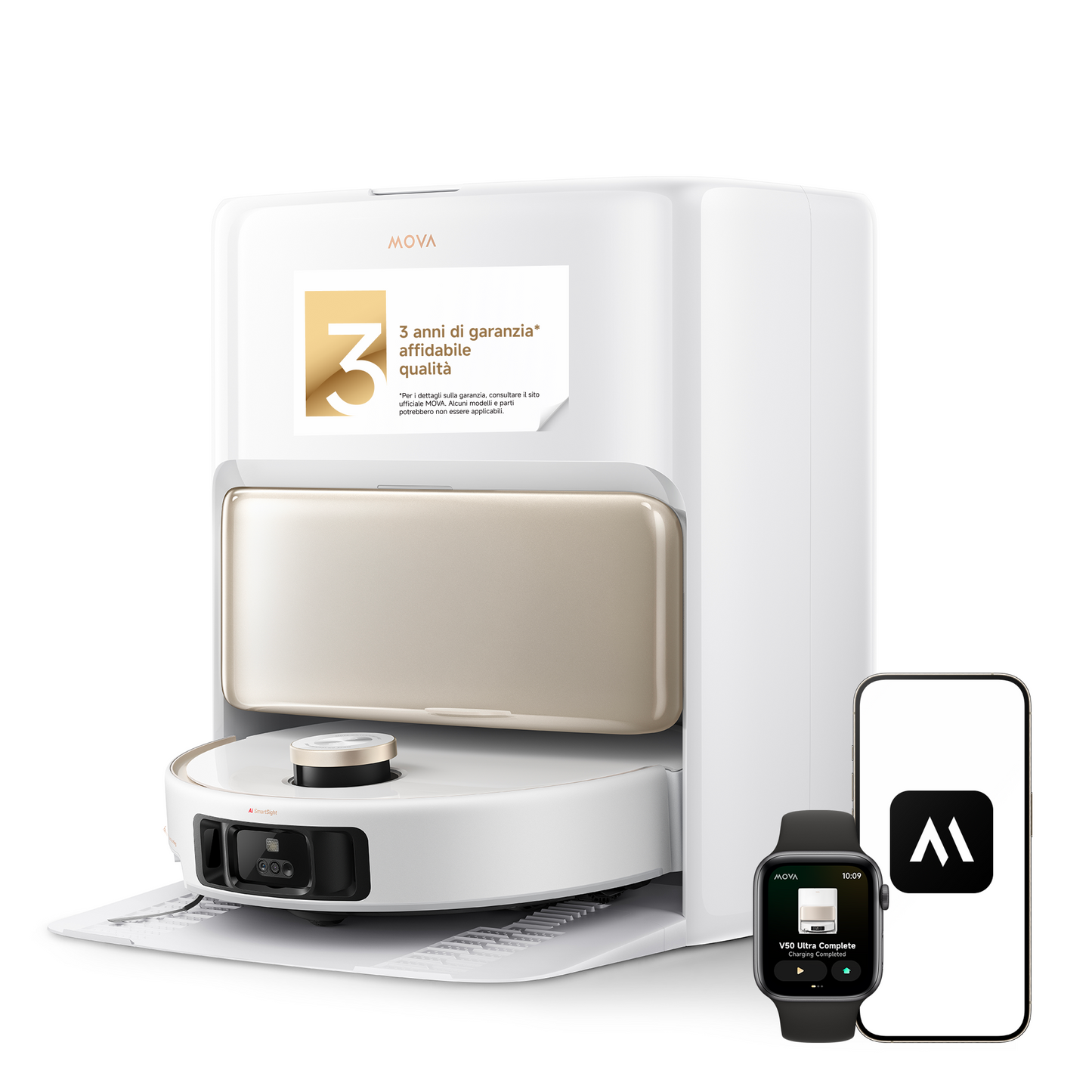 MOVA V50 Ultra Complete Robot aspirapolvere