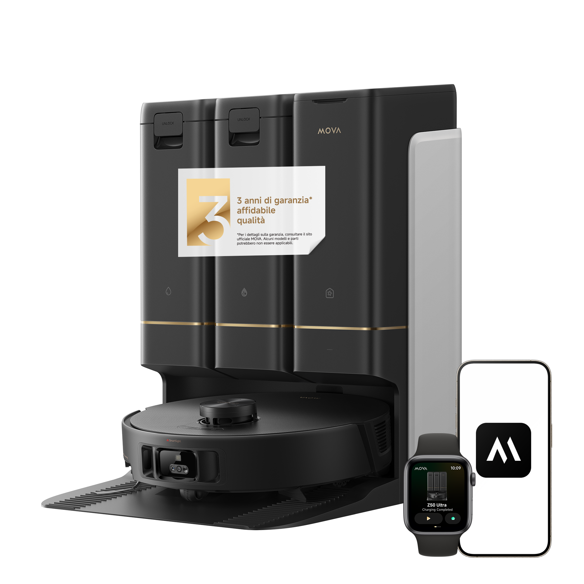 MOVA Z50 Ultra Robot aspirapolvere