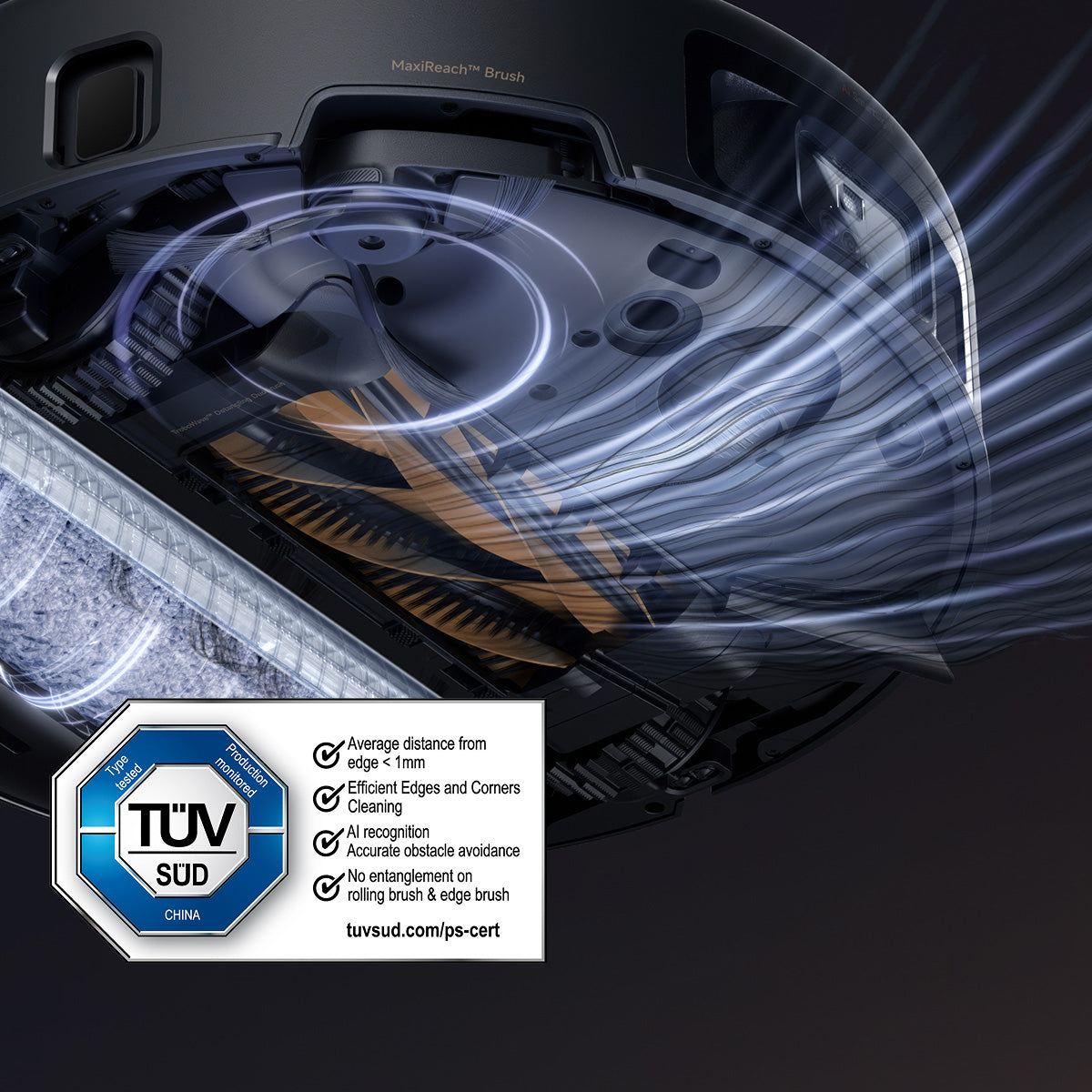 mova z60 ultra roller complete doppia spazzola antigroviglio trobowlave™ doppia azione metà fatica