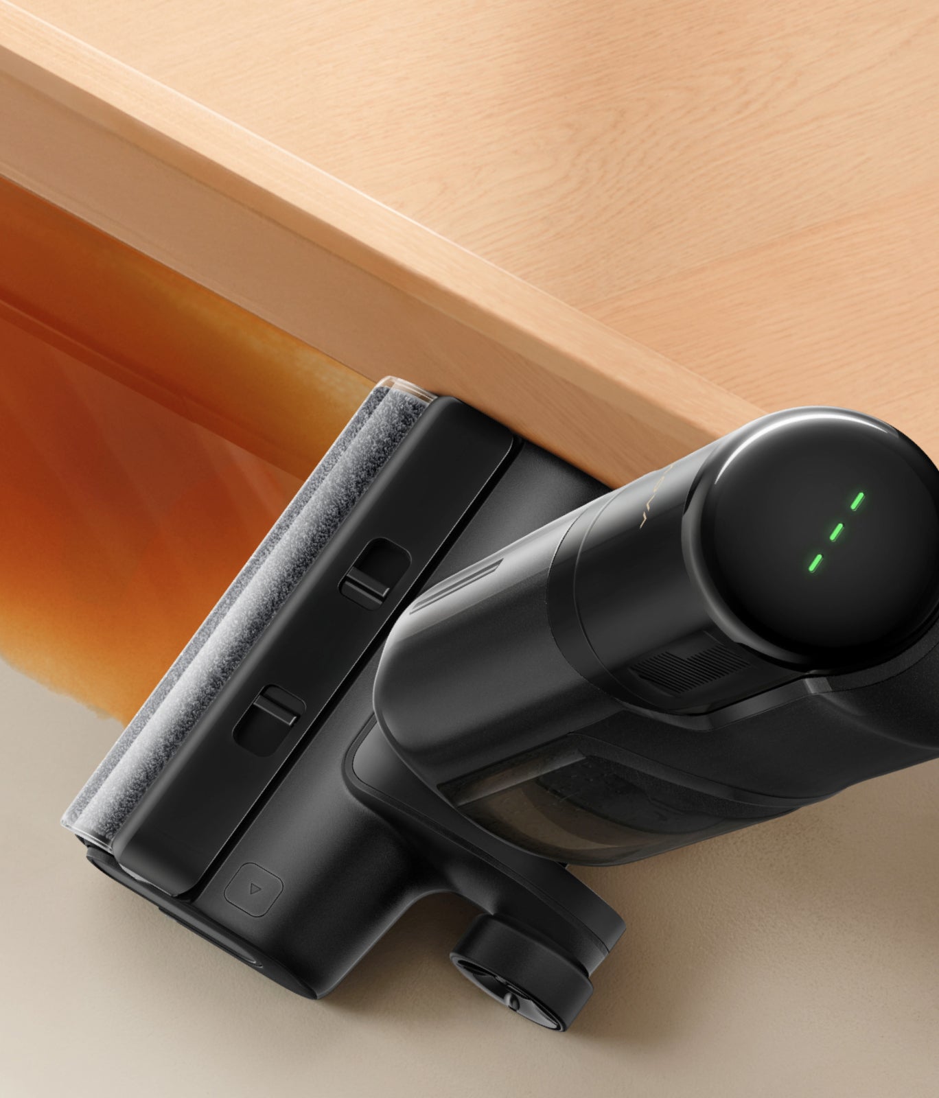 Pulizia guidata con spie luminose -
