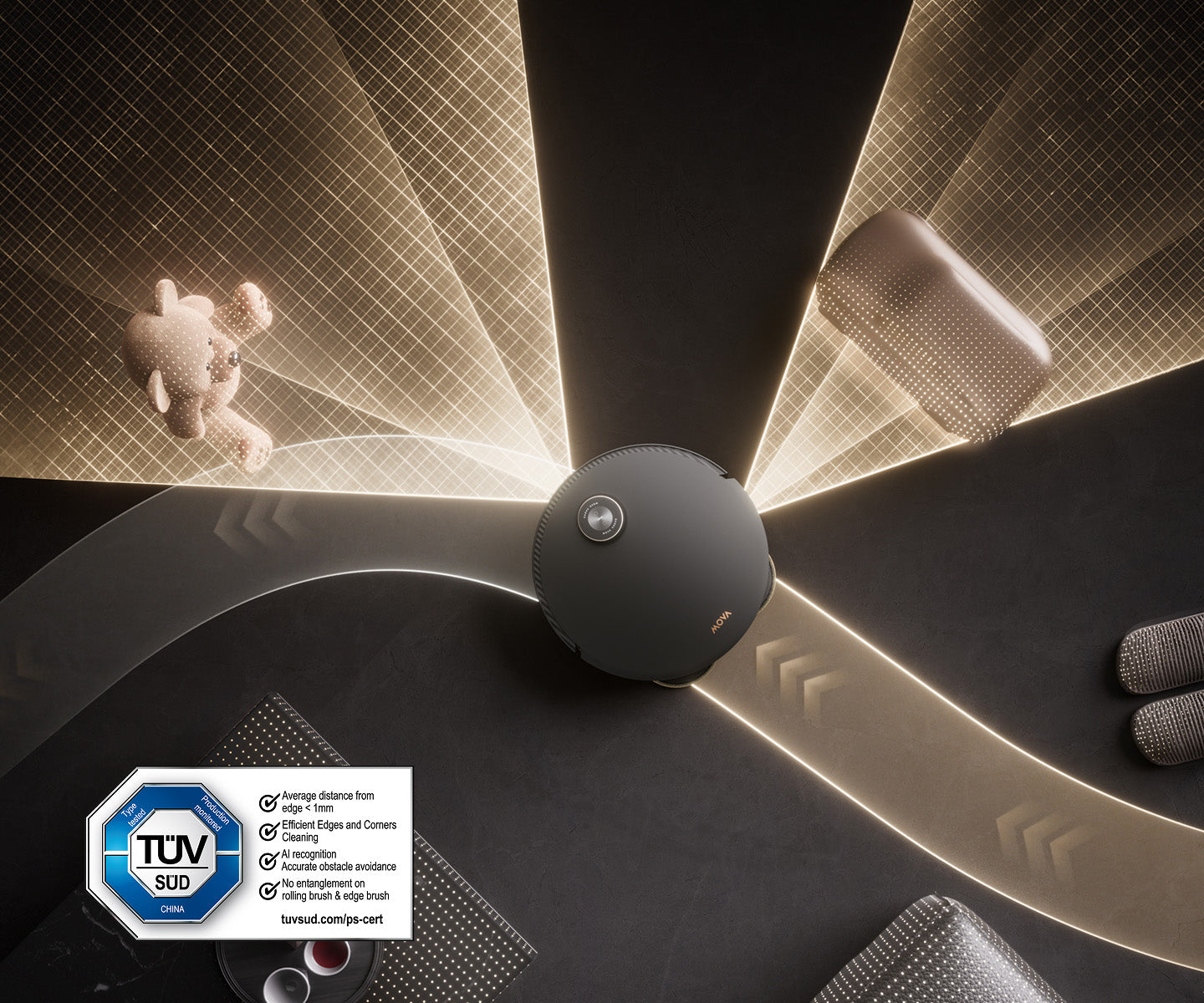 mova mobius 60 rilevamento ostacoli intelligente a breve distanza