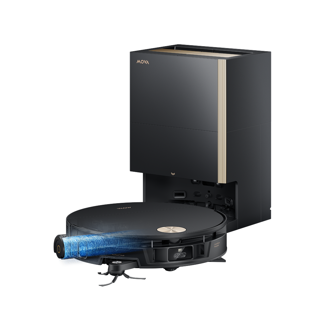 MOVA S70 Ultra Roller Robot Aspirapolvere Nero
