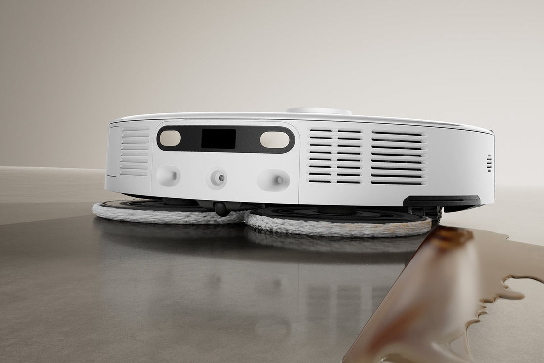 mova p70 pro ultra robot mop cleaning floor stain