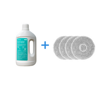 Kit detergente pavimenti 1L + panno mop per robot aspirapolvere