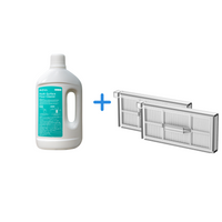 Kit detergente pavimenti 1L + filtro polvere per robot aspirapolvere