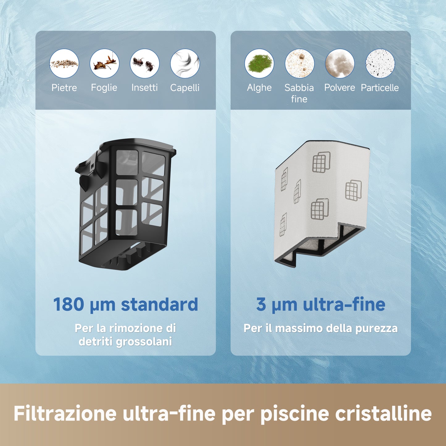 MOVA Diver A10 Robot pulitore per piscine