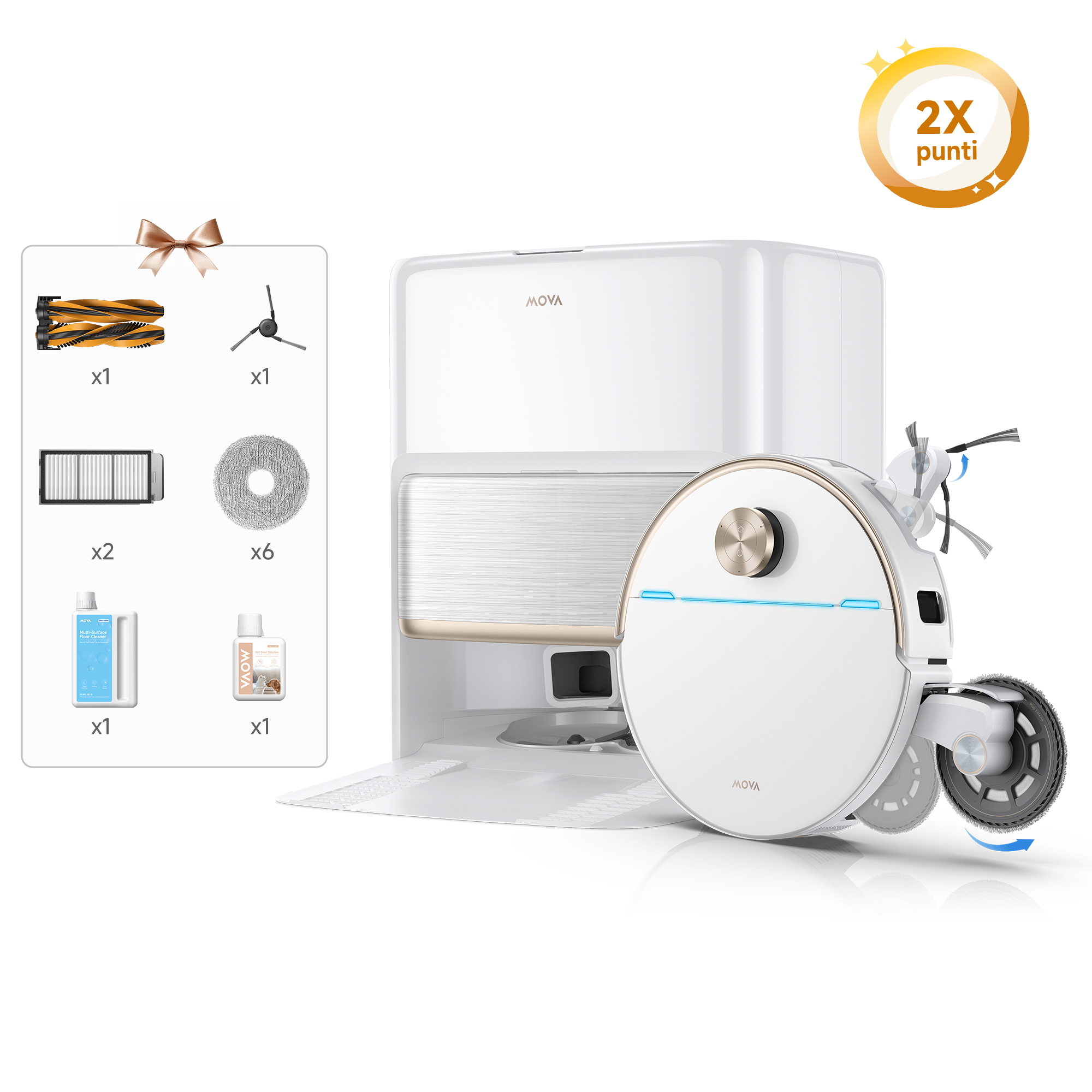 Robot aspirapolvere MOVA V70 Ultra Complete