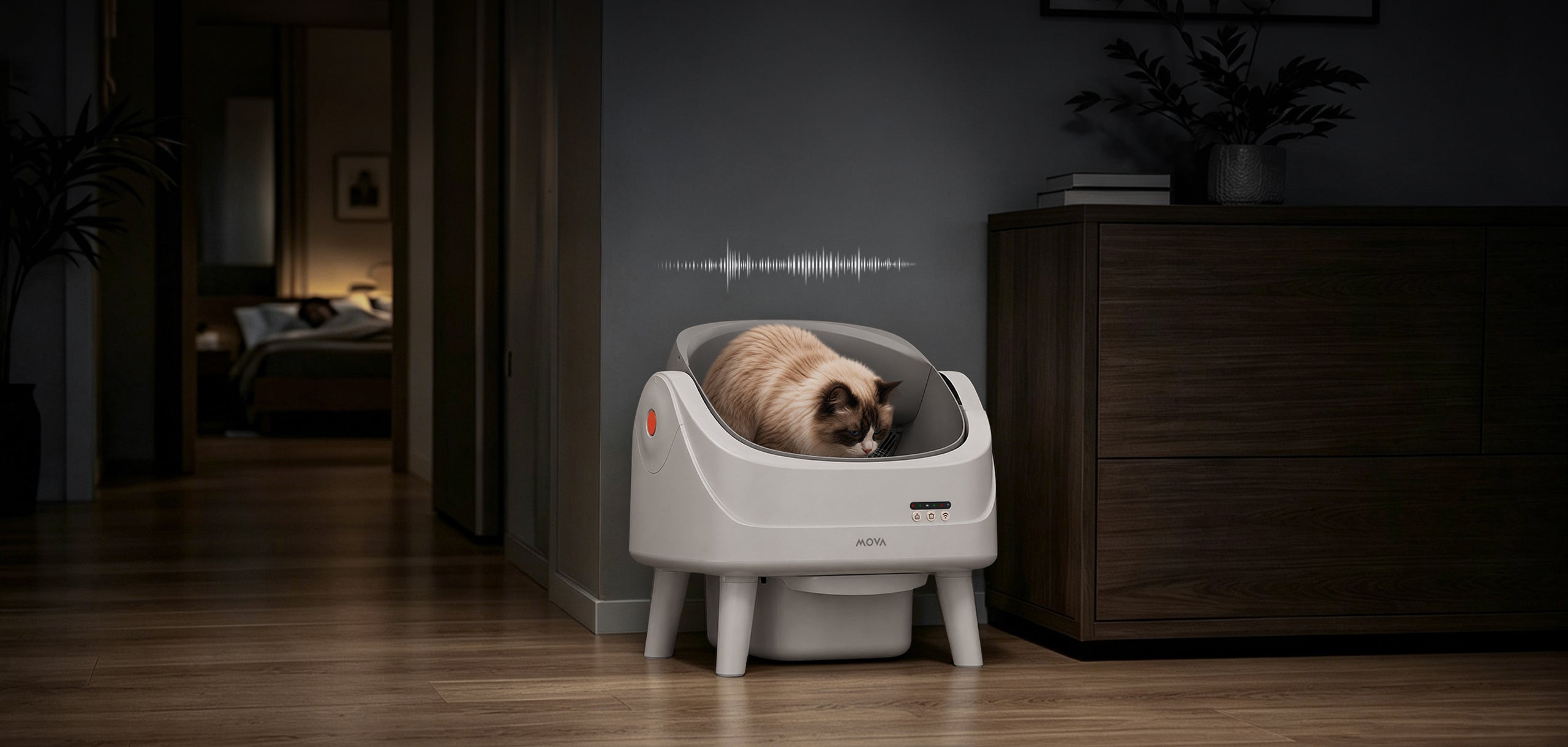 MOVA LB10 Air lettiera autopulente Funzionamento silenzioso per te e il tuo gatto