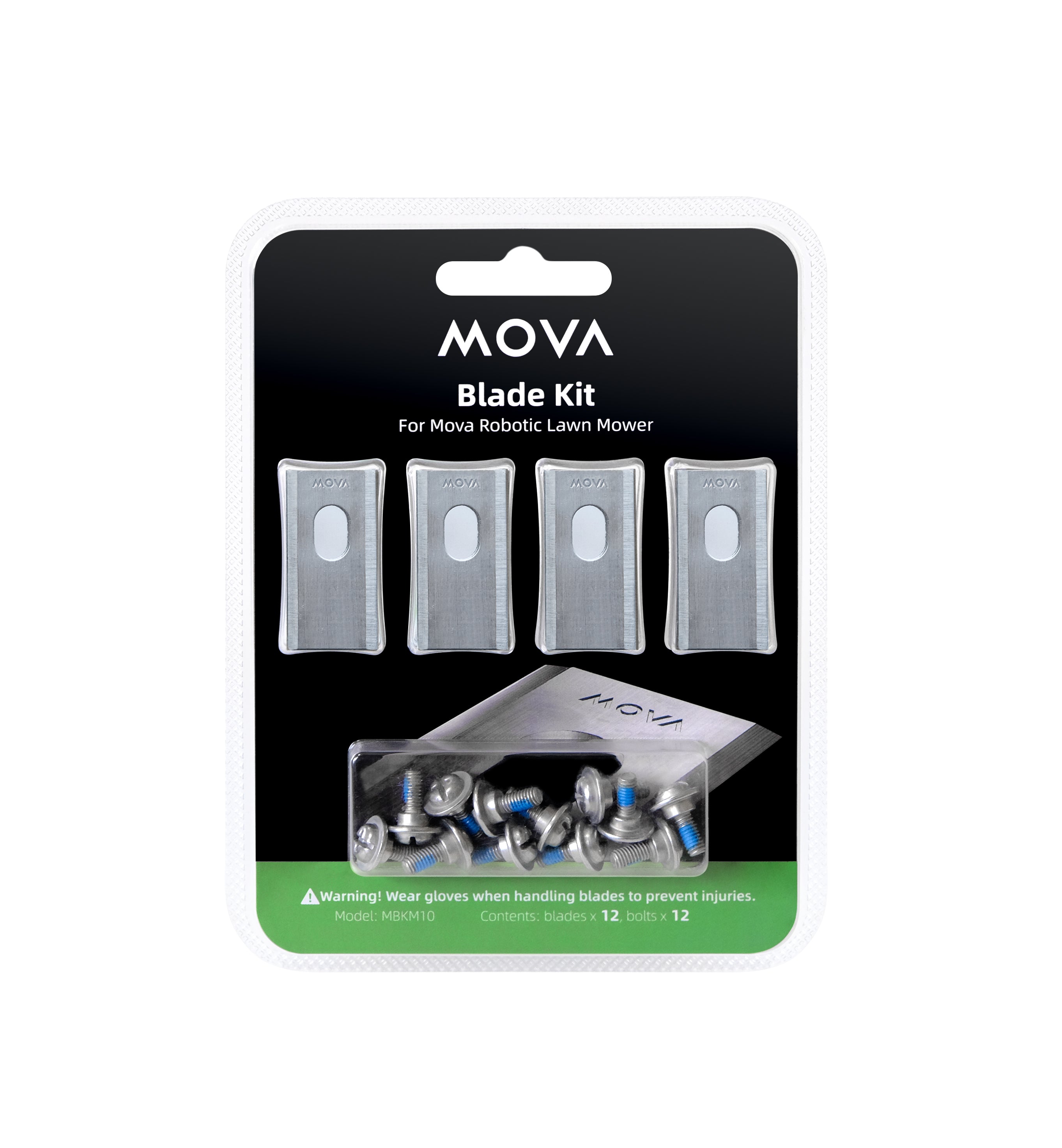 Lame*12 per MOVA 600/ 600 Kit/ 1000 Robot tagliaerba