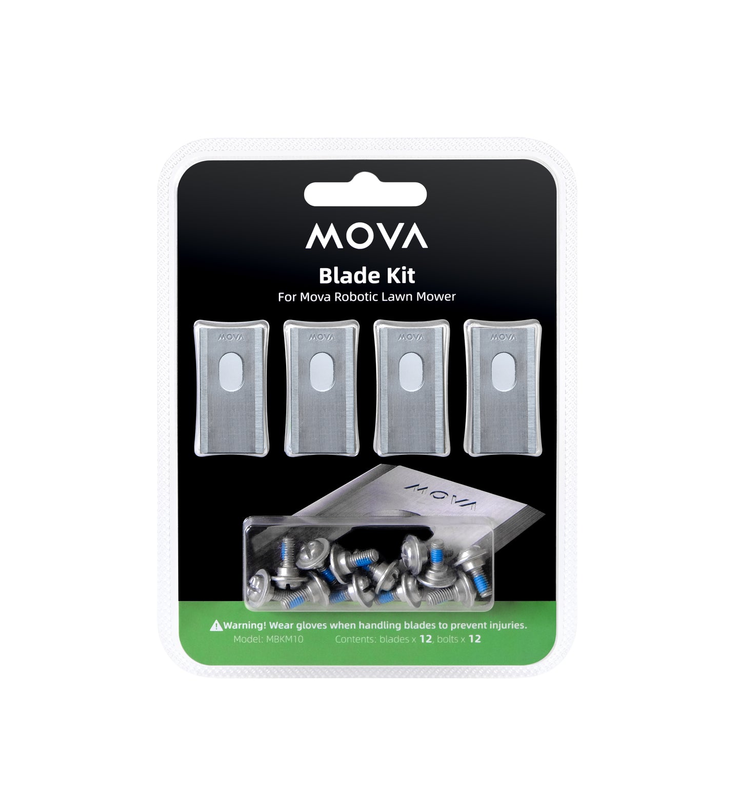 Lame*12 per MOVA 600/ 600 Kit/ 1000 Robot tagliaerba