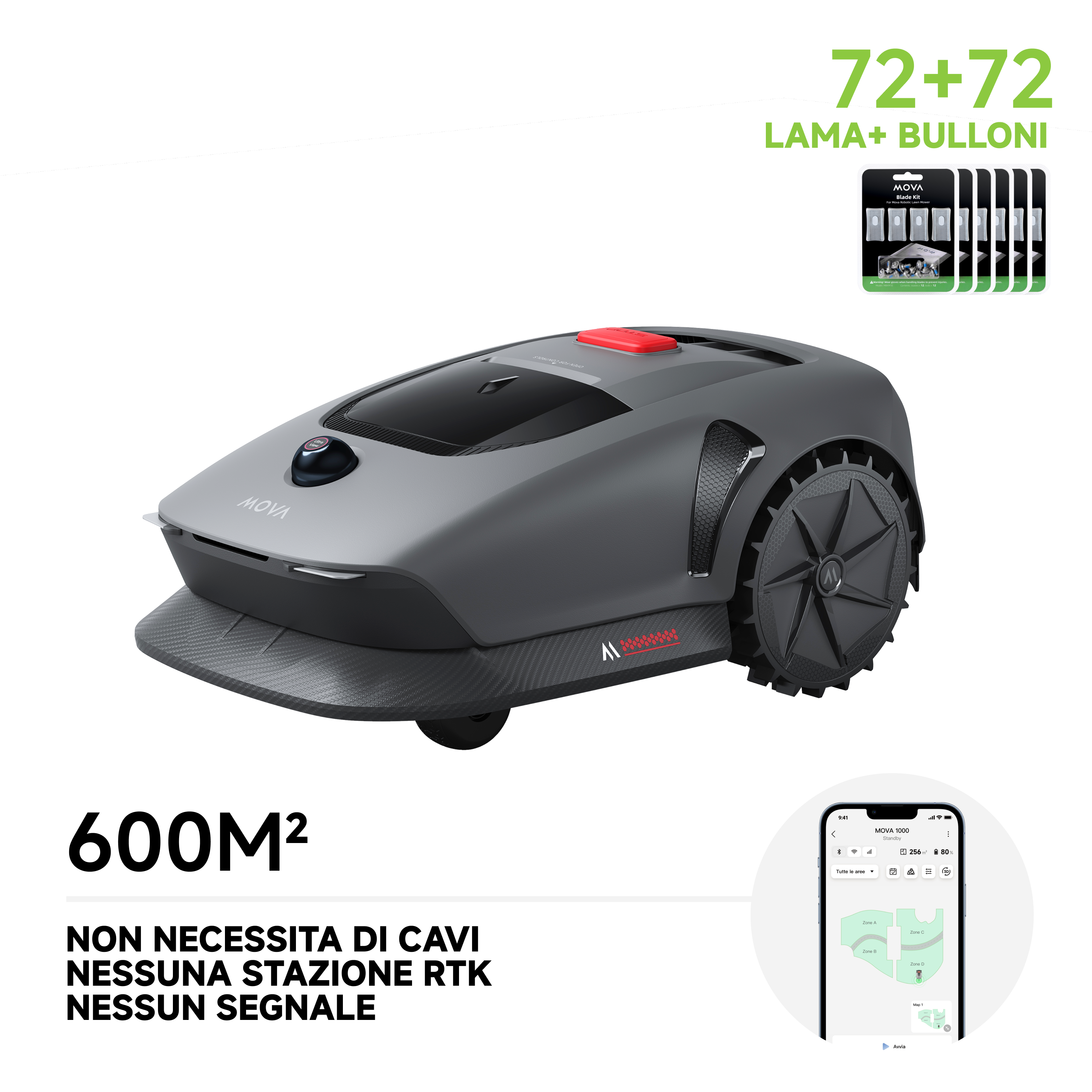 MOVA 600 Kit Robot tagliaerba