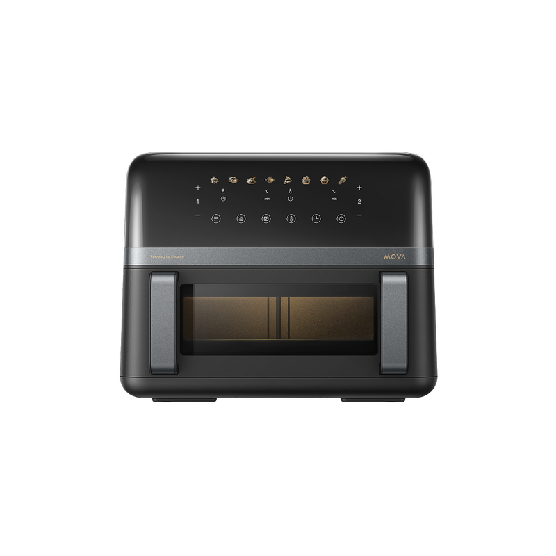 mova fd20 pro friggitrice ad aria nero con doppio scomparto