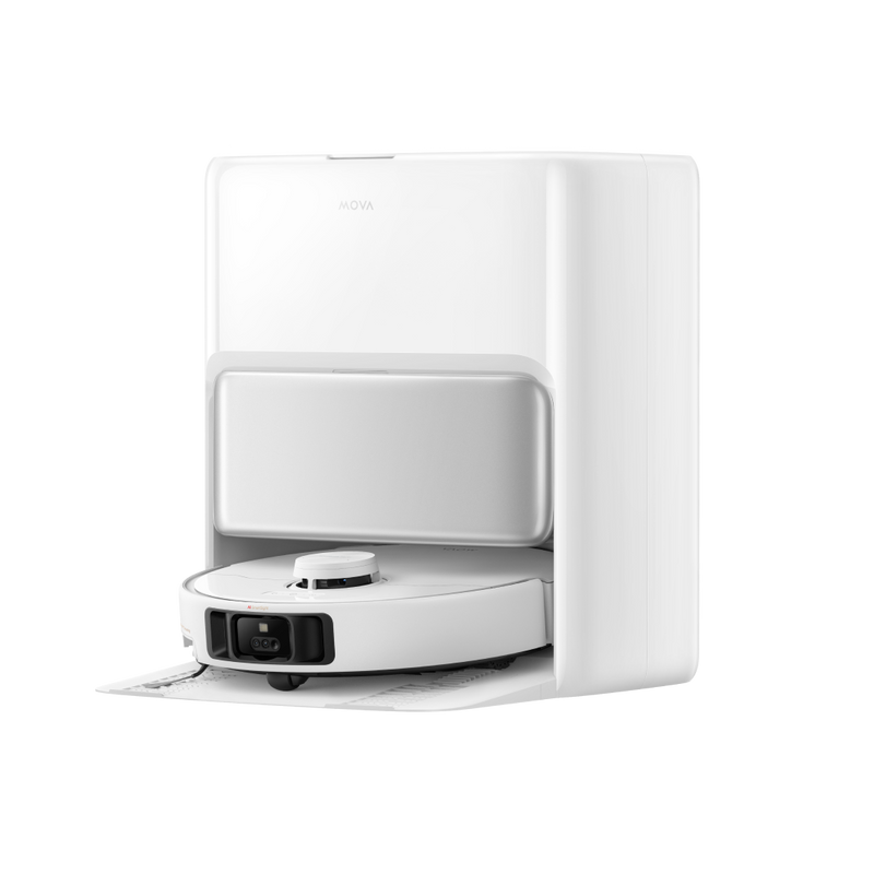 mova p50 pro ultra robot aspirapolvere nero con stazione