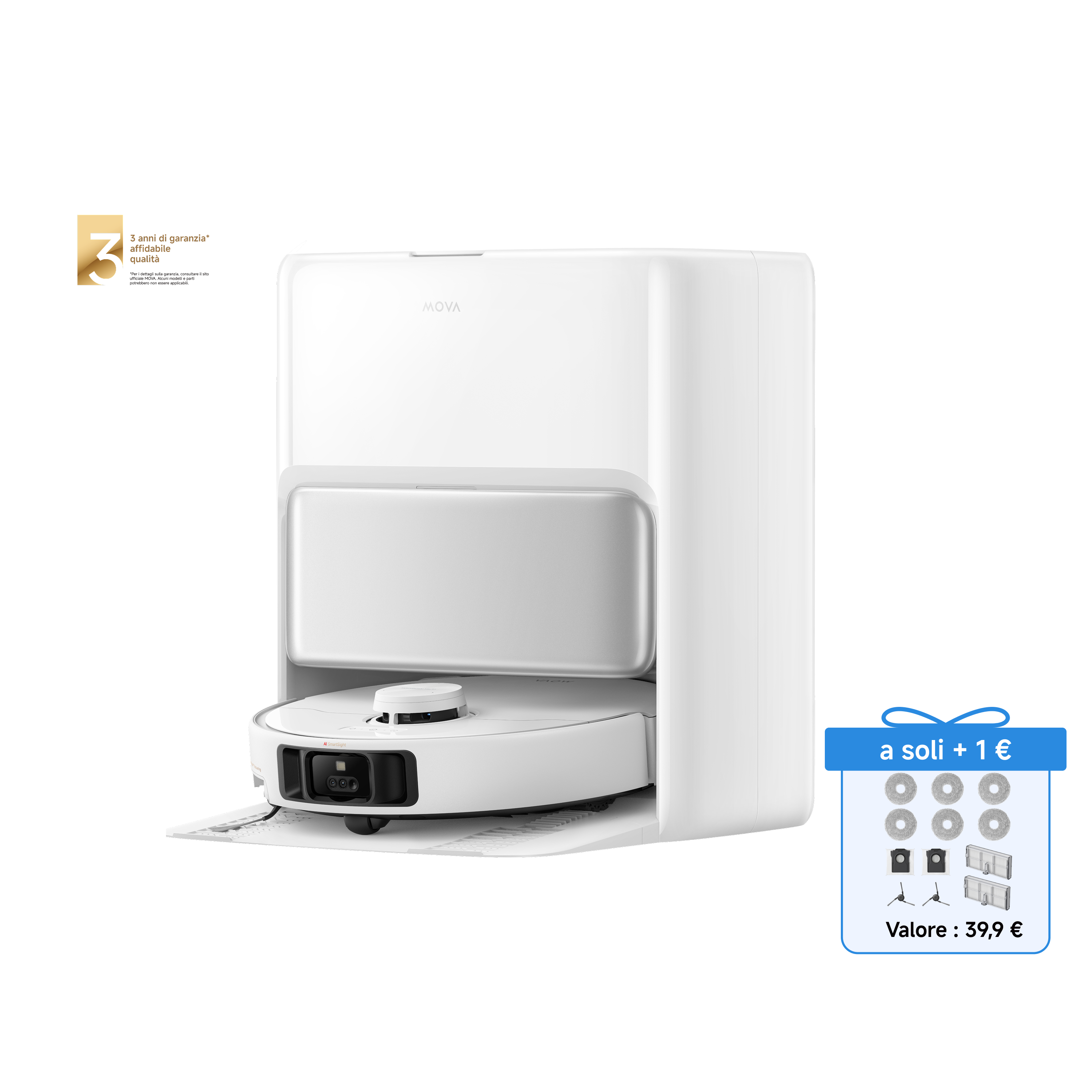 MOVA P50 Pro Ultra Robot aspirapolvere