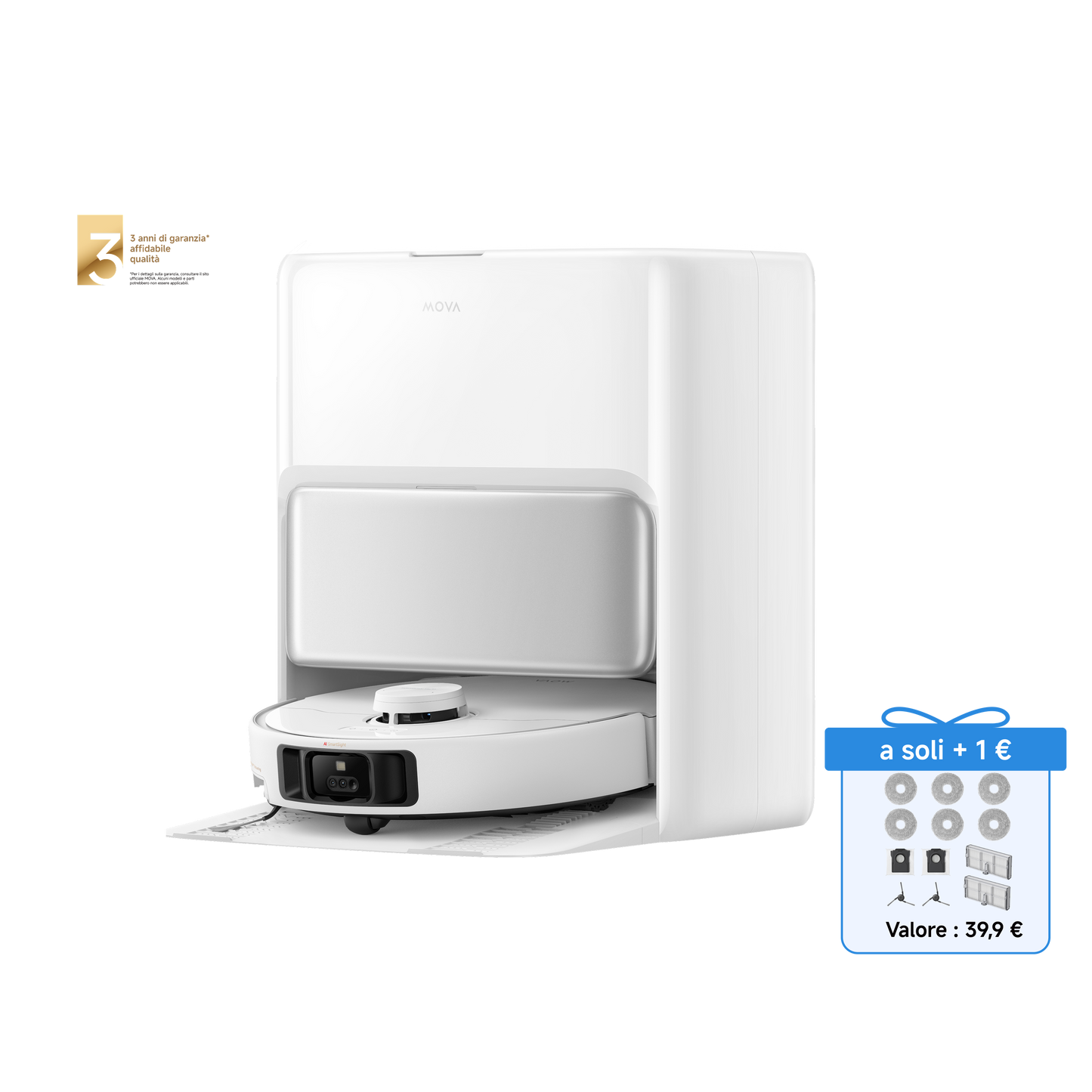 MOVA P50 Pro Ultra Robot aspirapolvere