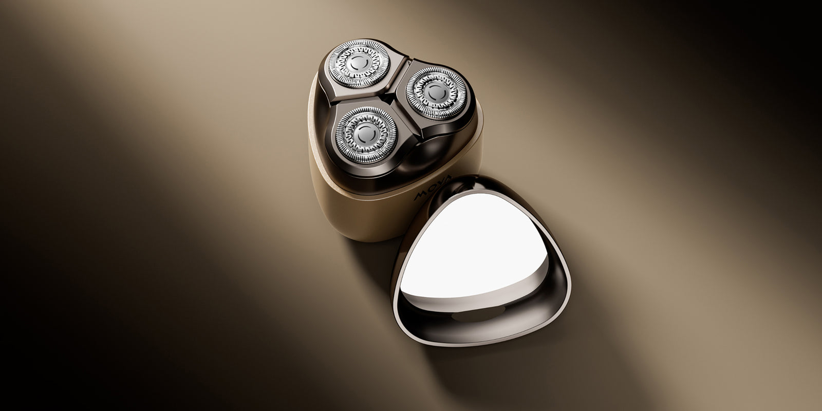 Specchio magnetico integrato,
Rasati ovunque tu sia - 