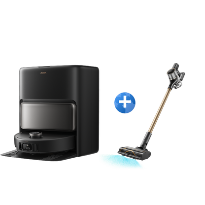 MOVA V50 Ultra Complete Robot aspirapolvere Nero + S5 Sense
