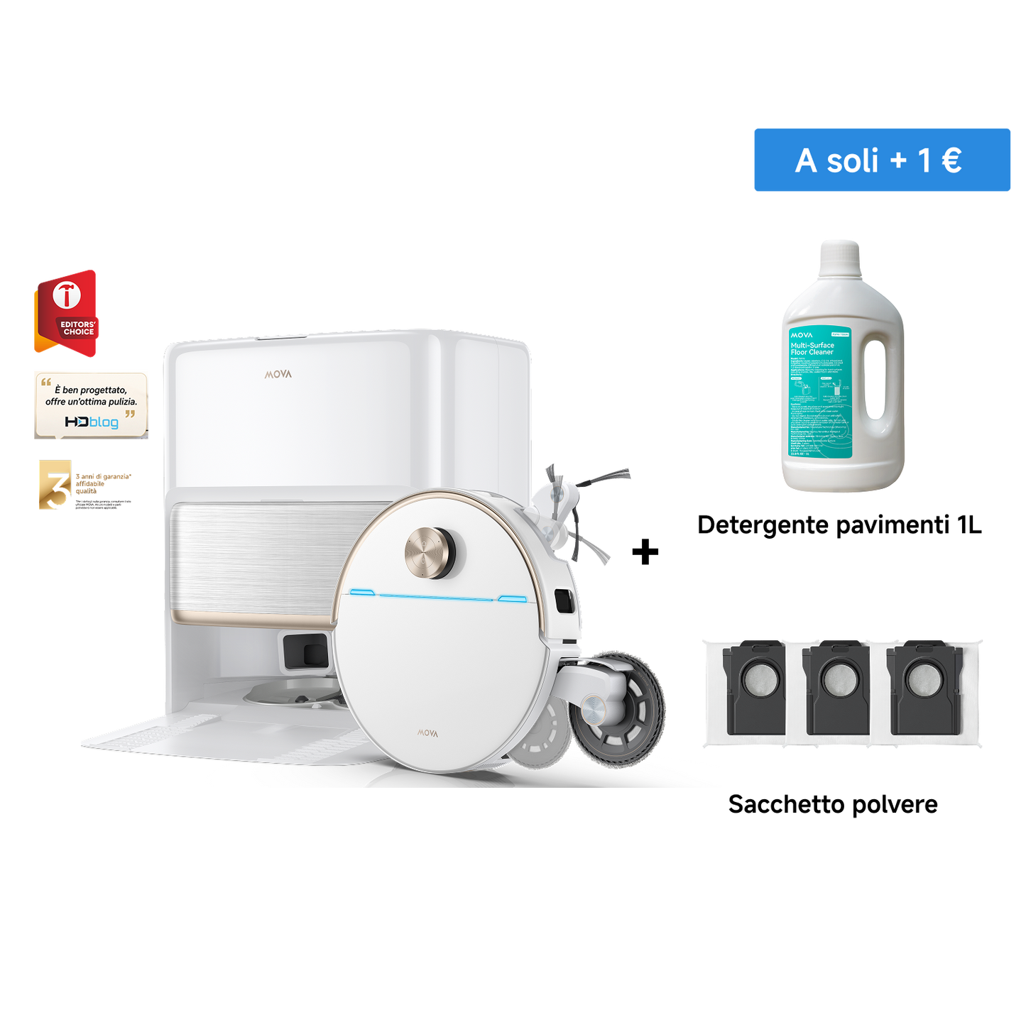 Robot aspirapolvere MOVA V70 Ultra Complete