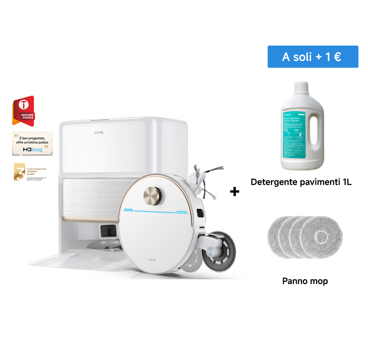 Robot aspirapolvere MOVA V70 Ultra Complete