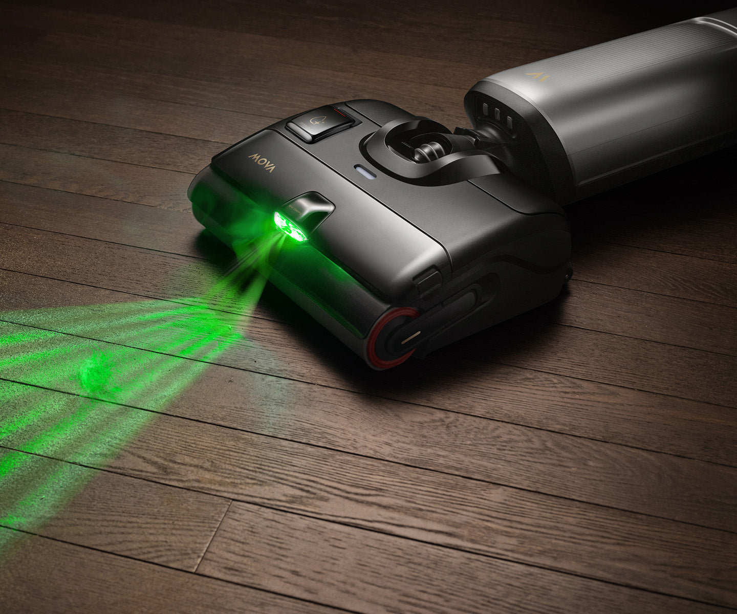 MOVA X4 Plus Aspirapolvere Lavapavimenti Illumina il percorso del pulito