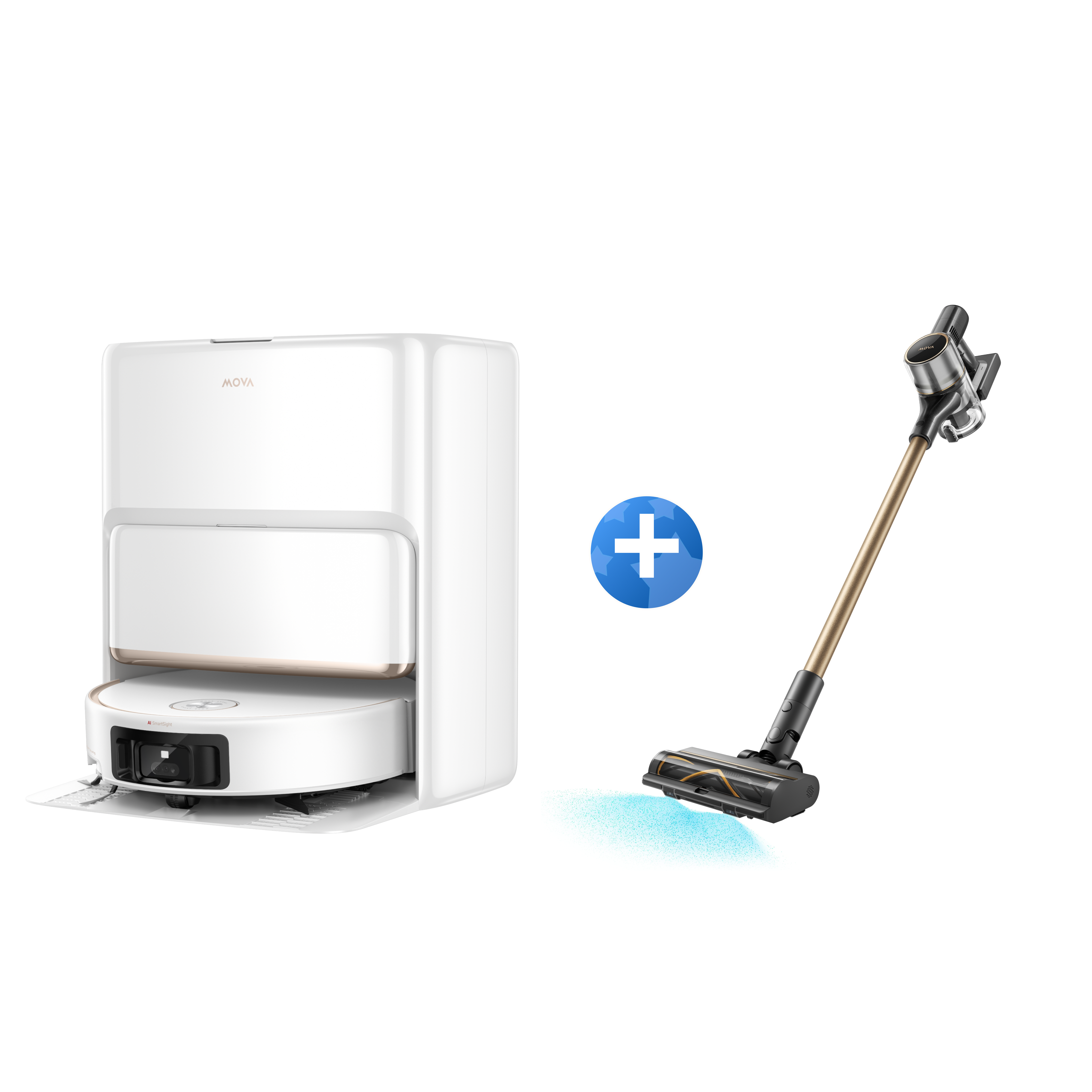 MOVA Z60 Ultra Roller Complete Robot aspirapolvere + S5 Sense