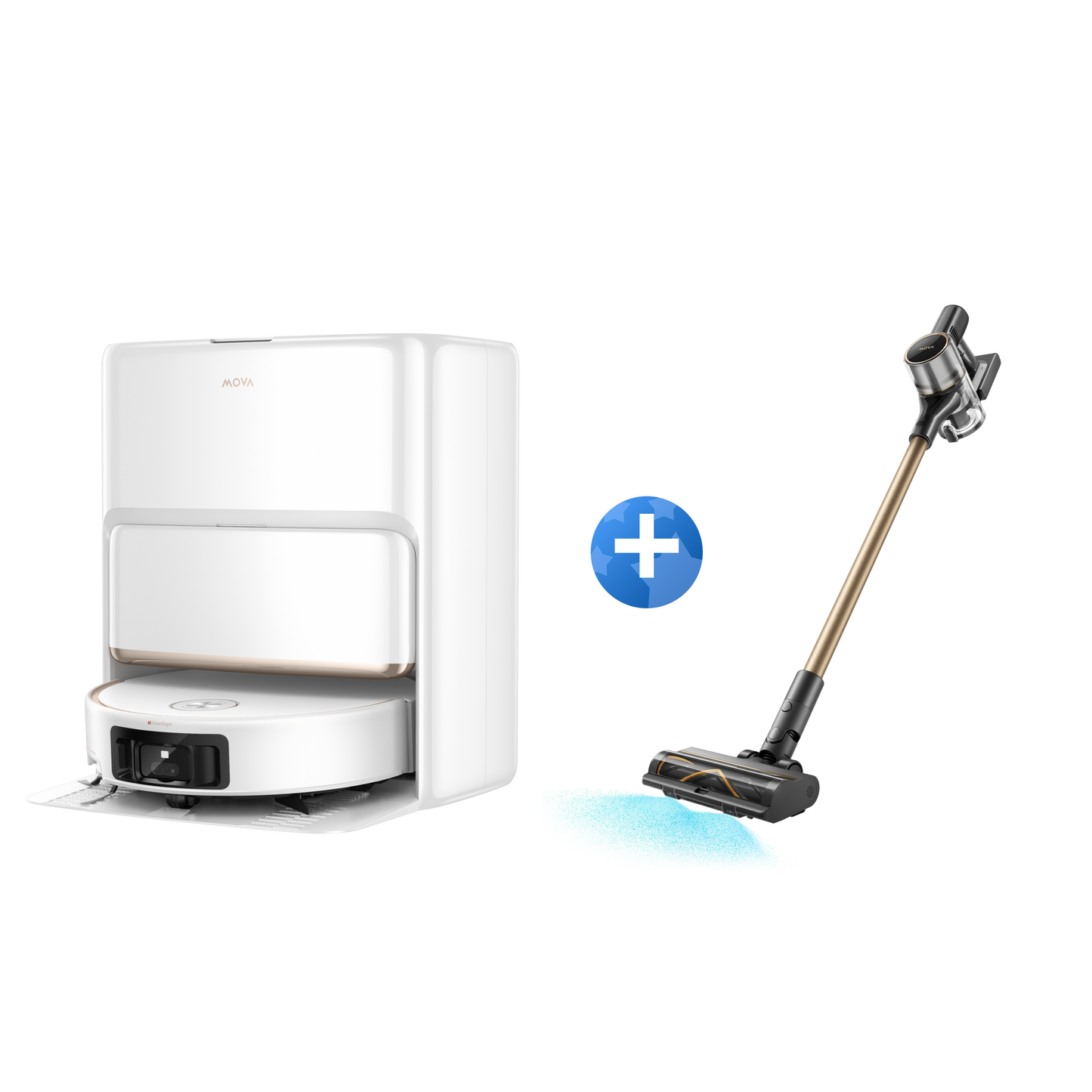 MOVA Z60 Ultra Roller Complete Robot aspirapolvere + S5 Sense