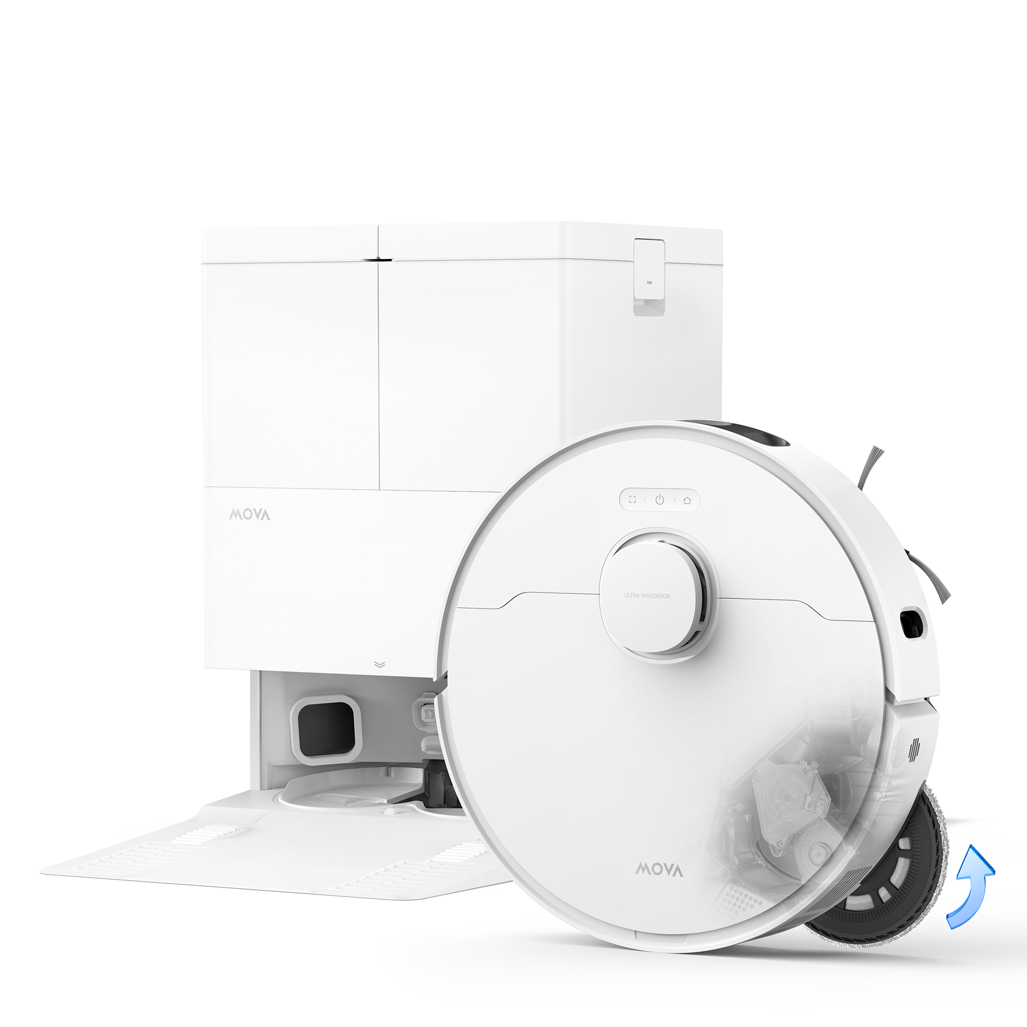 MOVA E50 Ultra Robot Aspirapolvere Bianco