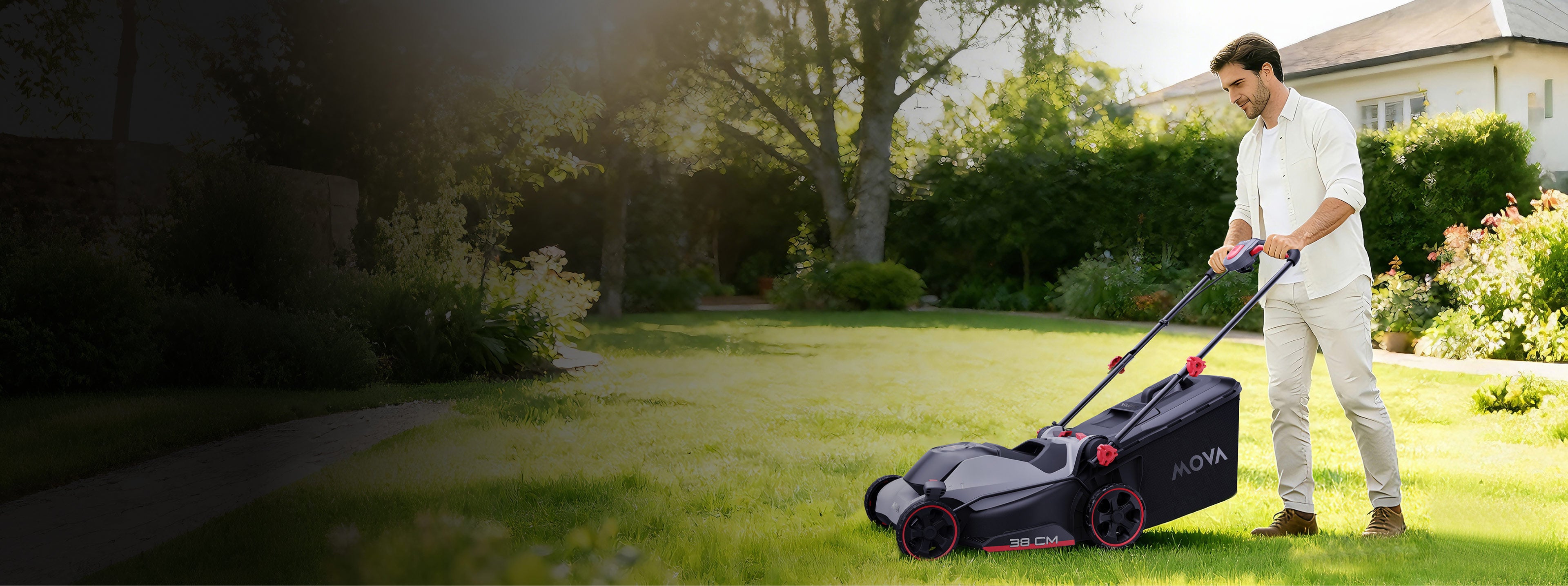 MOVA Tosaerba brushless 38 cm 40 V 5 caratteristiche chiave per una tosatura senza sforzi