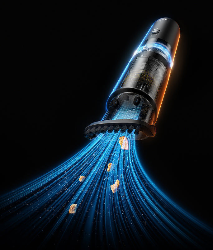 Aspirazione da 18.000 Pa, alimentata dal motore Vortex Core™