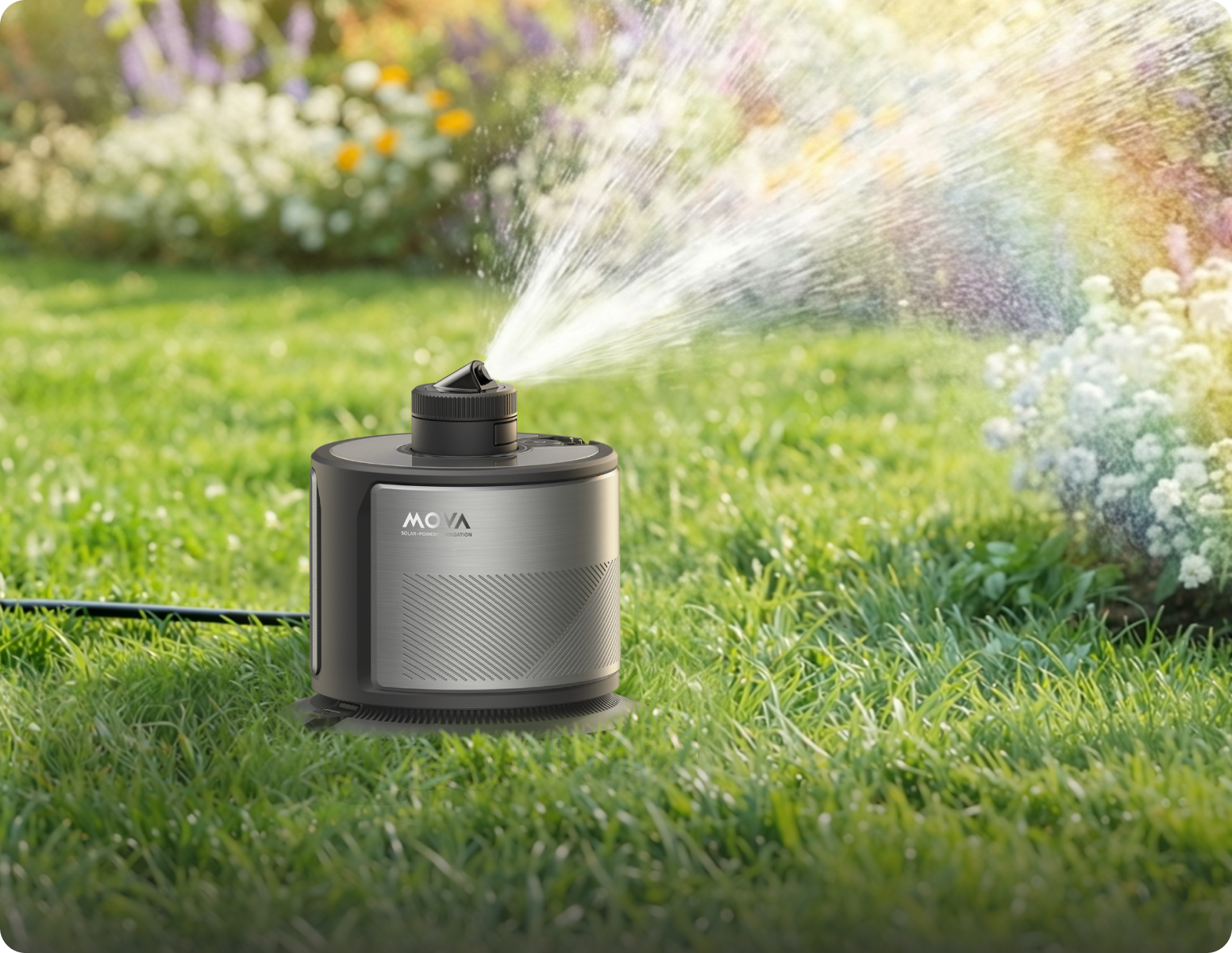 Nebulizzazione fine da 0,5 a 4 m*, ideale per piante delicate, giardini e piantine.