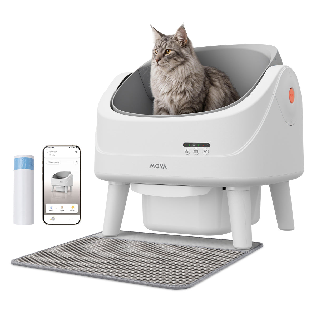 MOVA LB10 Air lettiera autopulente