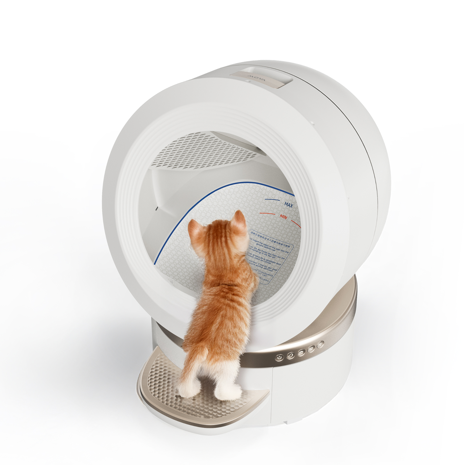 Lettiera per gatti intelligente MOVA MeowgicPod LR10 Prime Accesso facilitato