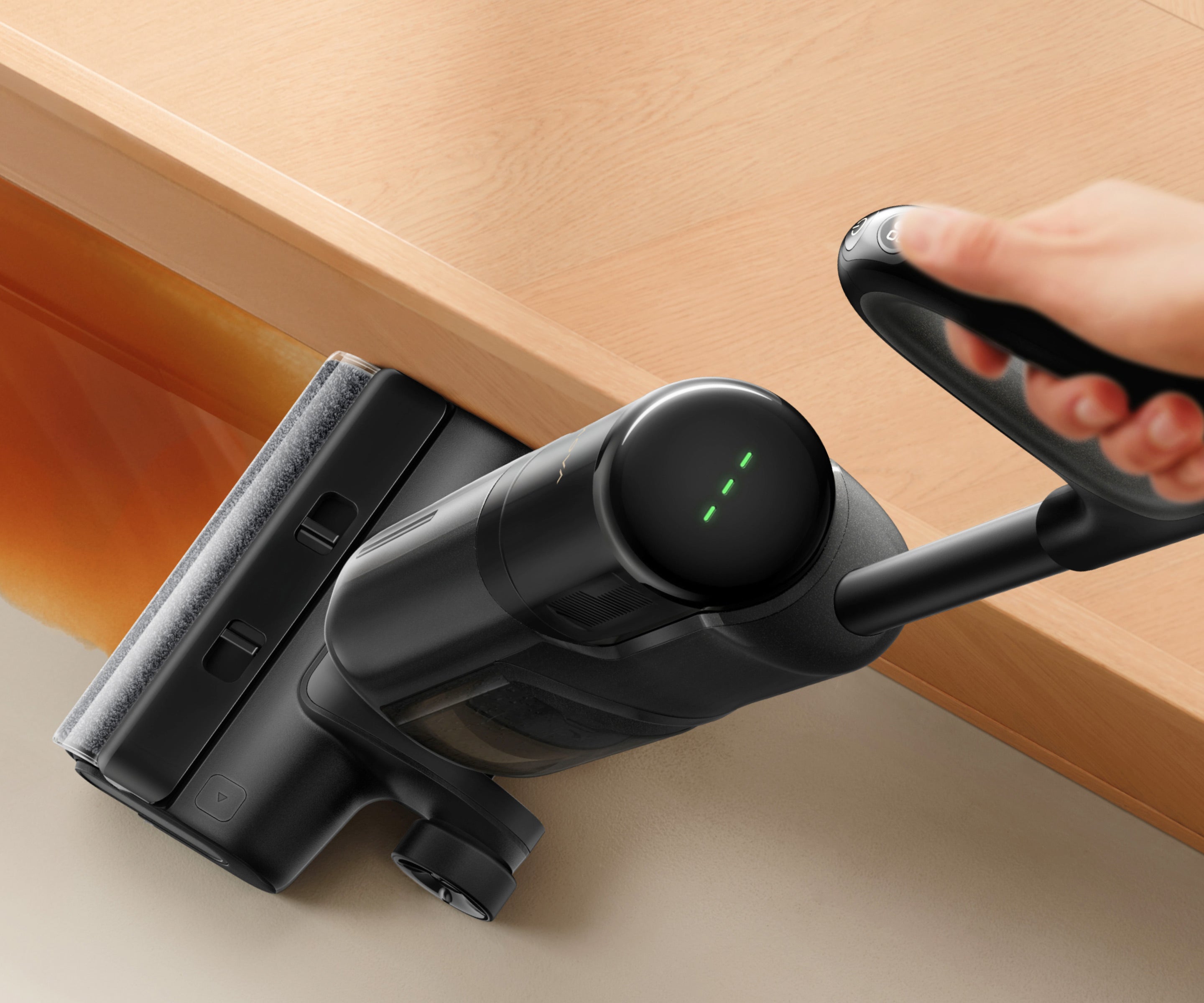 Pulizia guidata con spie luminose - 