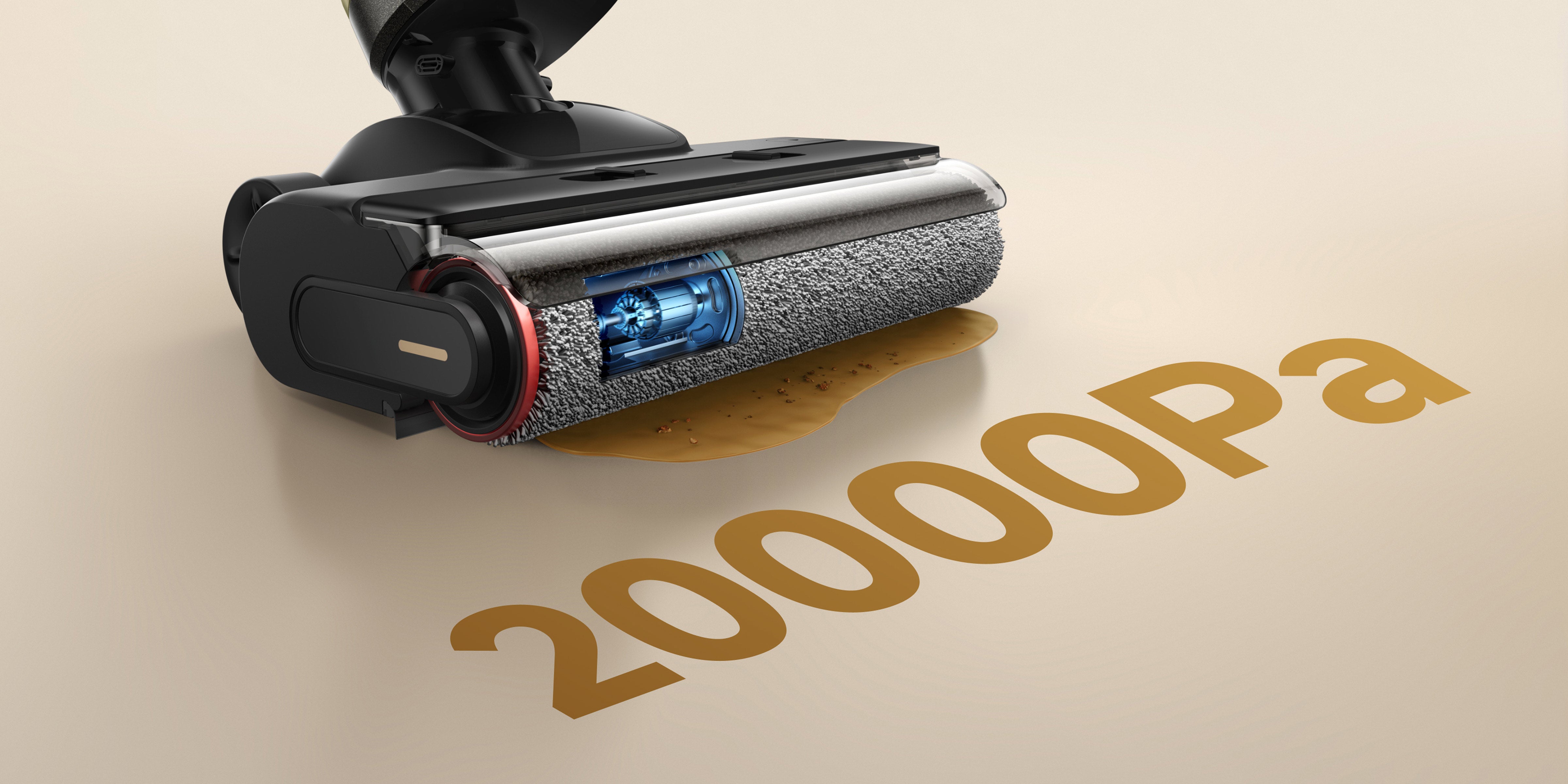 La potente aspirazione migliora la rimozione dello sporco