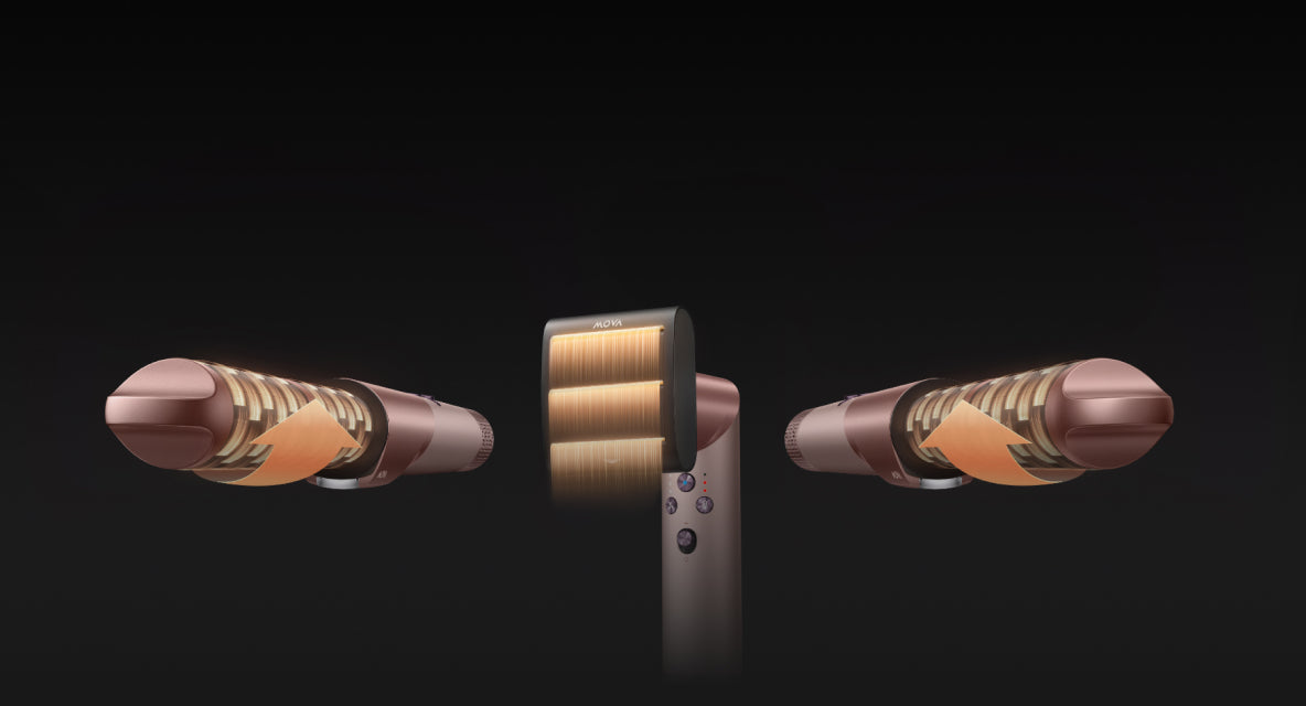mova master 10 styling con flusso d’aria coanda