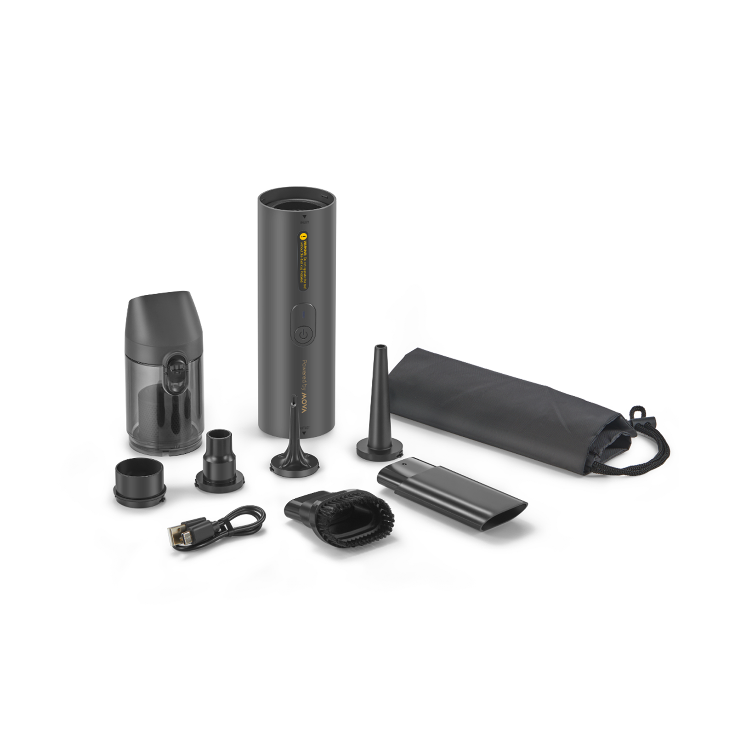 MOVA MDV001 Aspiratore portatile e soffiatore d'aria 4 in 1