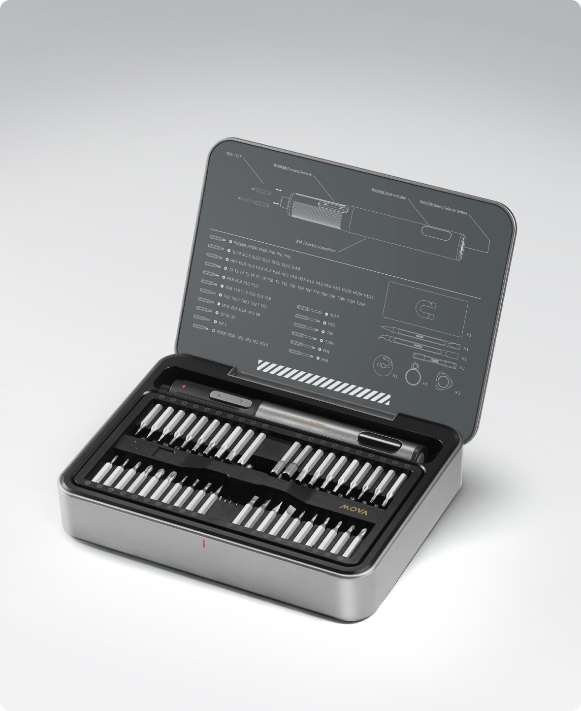 Cassetta degli attrezzi integrata - 