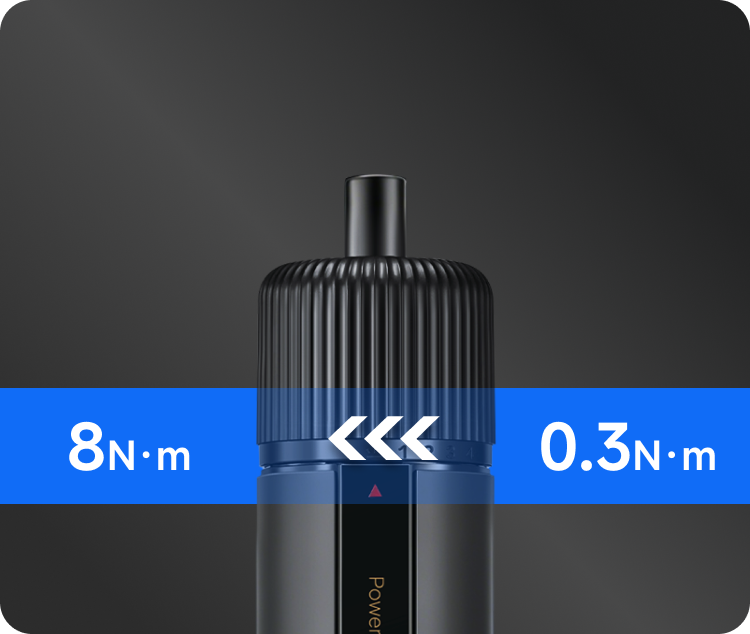 8 N·m* - Coppia elettrica max di