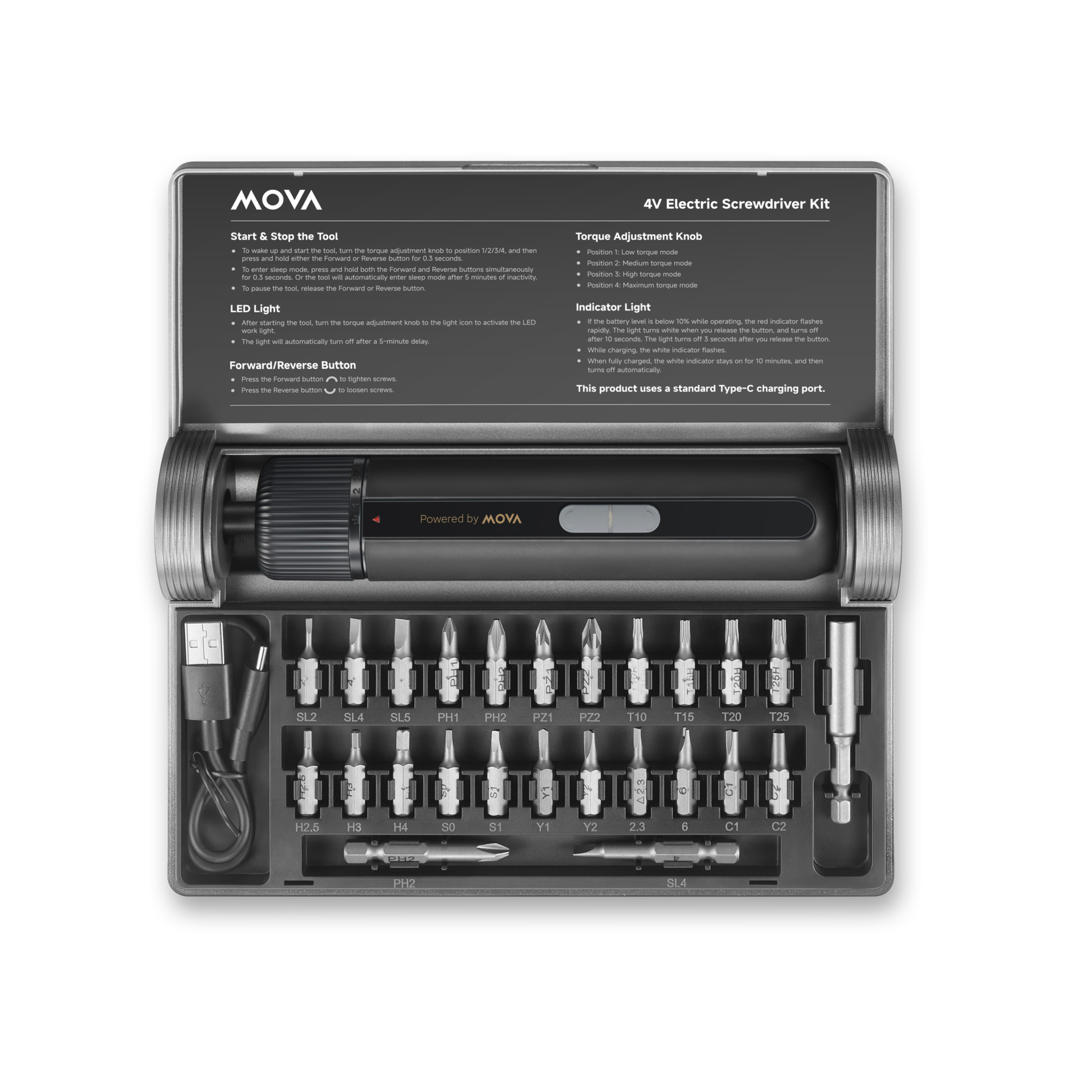 MOVA MSD008 Cacciavite Elettrico 4V
