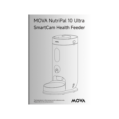 NutriPal 10 Ultra Distributore Crocchette Gatto Manuale d'uso x 1