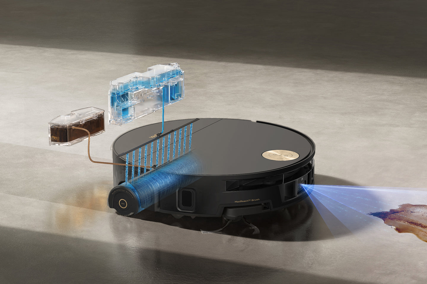 Lavaggio HydroForce™
Pulizia con acqua corrente