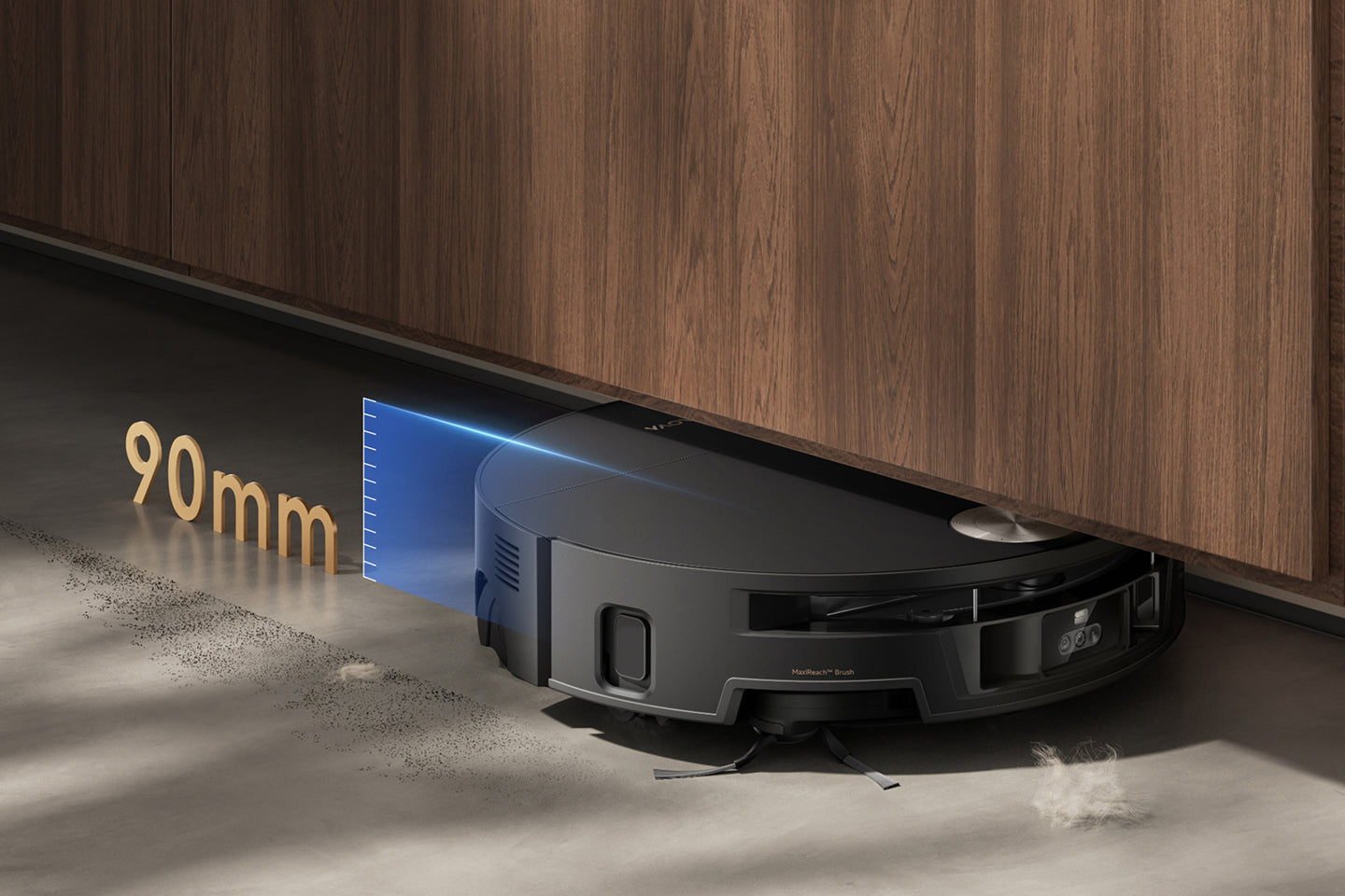 Navigazione CovertSense™ 
Altezza del robot 90 mm*
