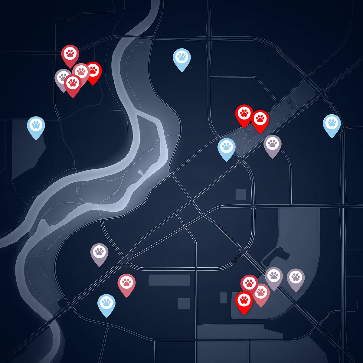 Mappa le loro avventure quotidiane