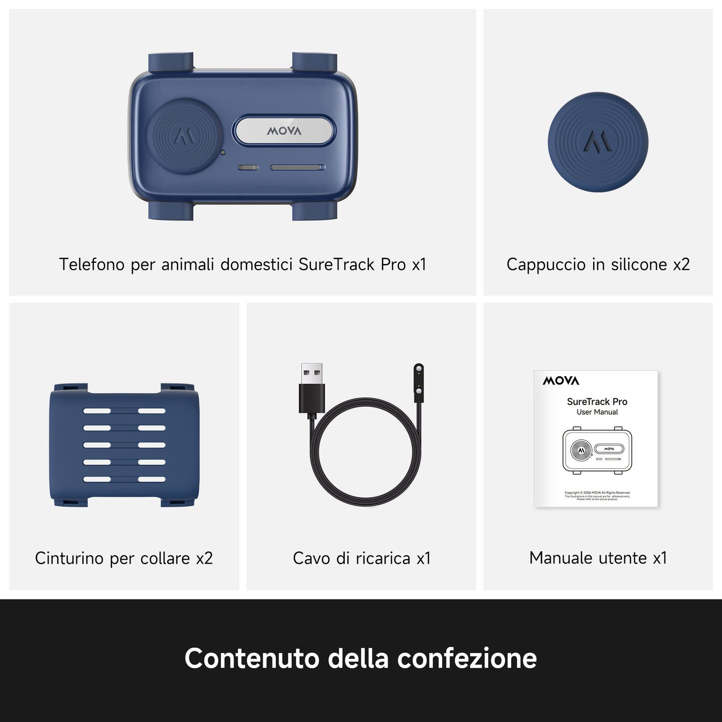 MOVA SureTrack Pro Localizzatore GPS Animali
